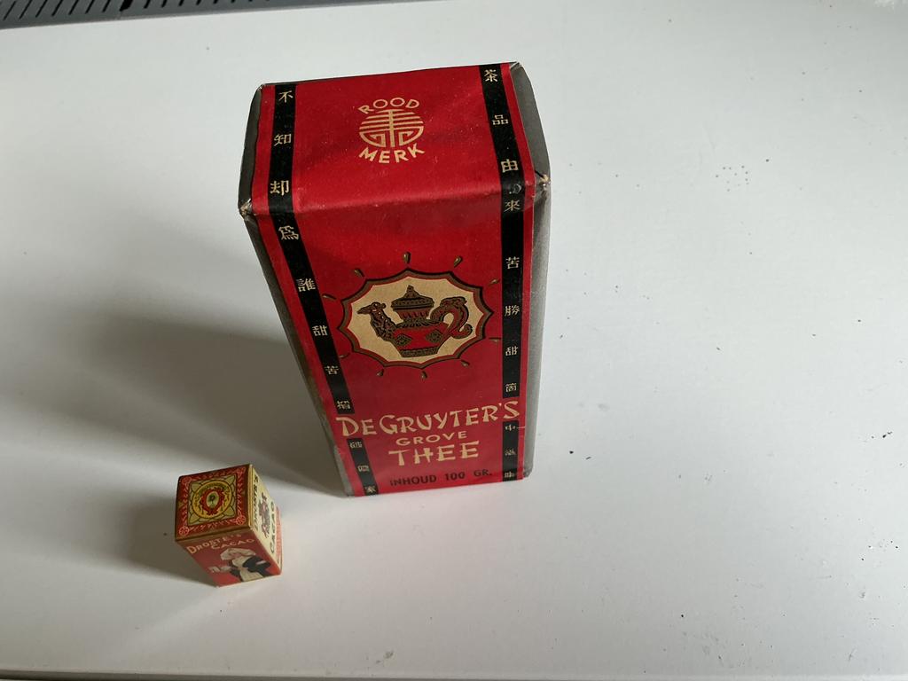 Pakje thee van de gruyter, Ophalen of Verzenden, Gebruikt