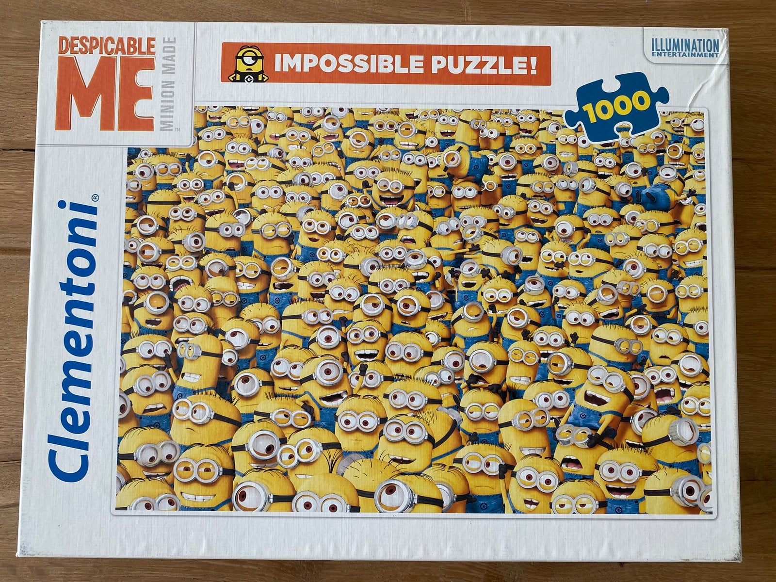 Puzzel Minions, 1000 stukjes, Hobby en Vrije tijd, Denksport en Puzzels, Ophalen of Verzenden, 500 t/m 1500 stukjes, Zo goed als nieuw