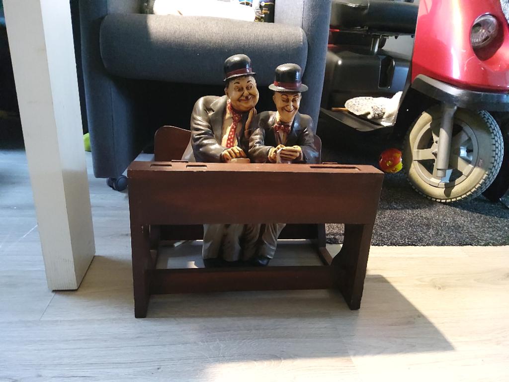Beeld dikke en de dunne, Verzamelen, Beelden en Beeldjes, Ophalen, Zo goed als nieuw, Mens