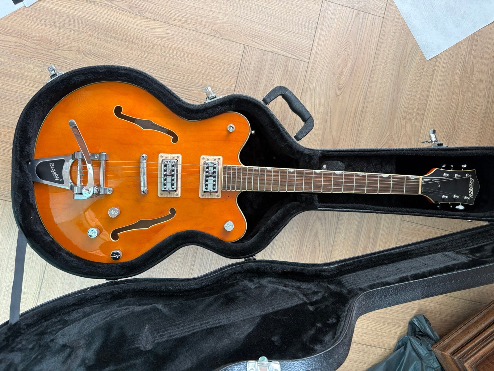 Gretsch 5422T met TV Jones pickups, Tru arc brug, Ophalen, Zo goed als nieuw, Semi-solid body, Overige merken