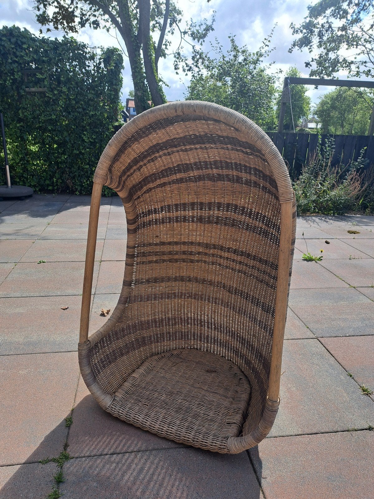 Superleuke rieten hangstoel van HK Living, Ophalen, Rotan