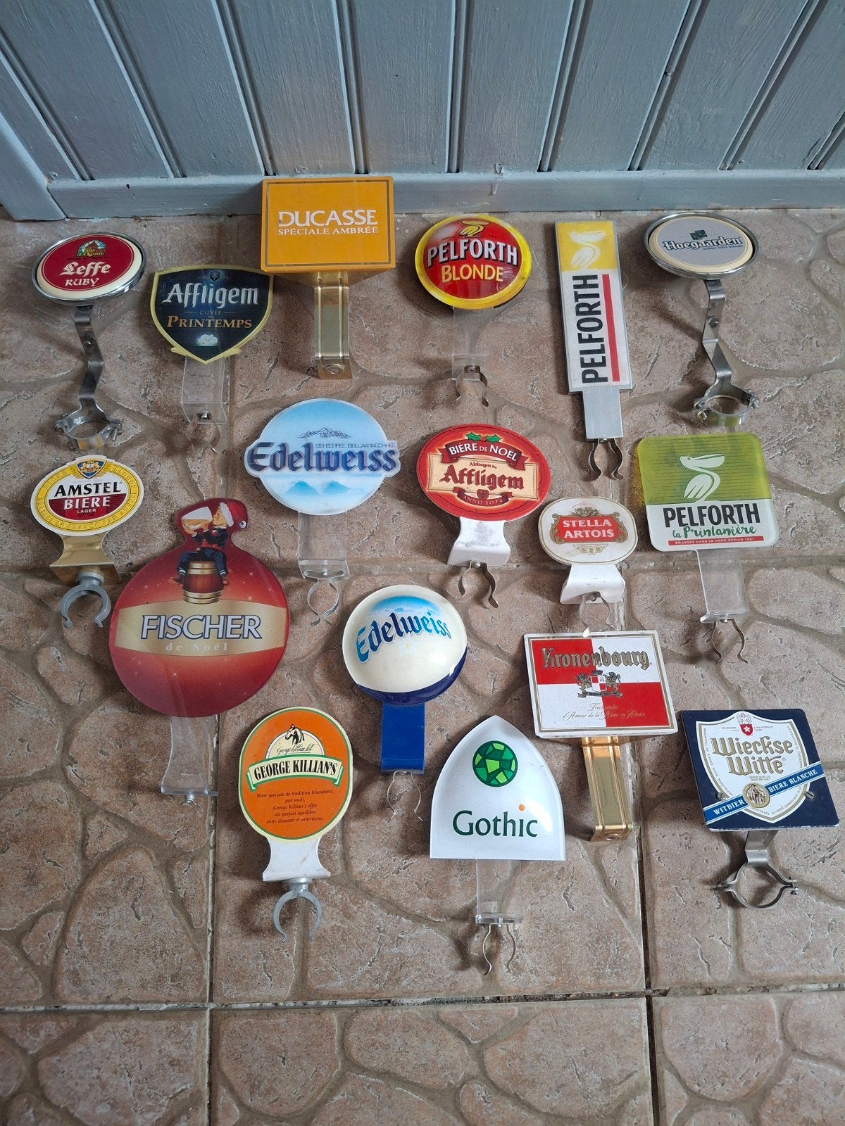 Vintage Biertap ruiters merken oa Leffe, Amstel prijs per 3, Verzamelen, Ophalen of Verzenden, Gebruikt, Overige typen, Amstel
