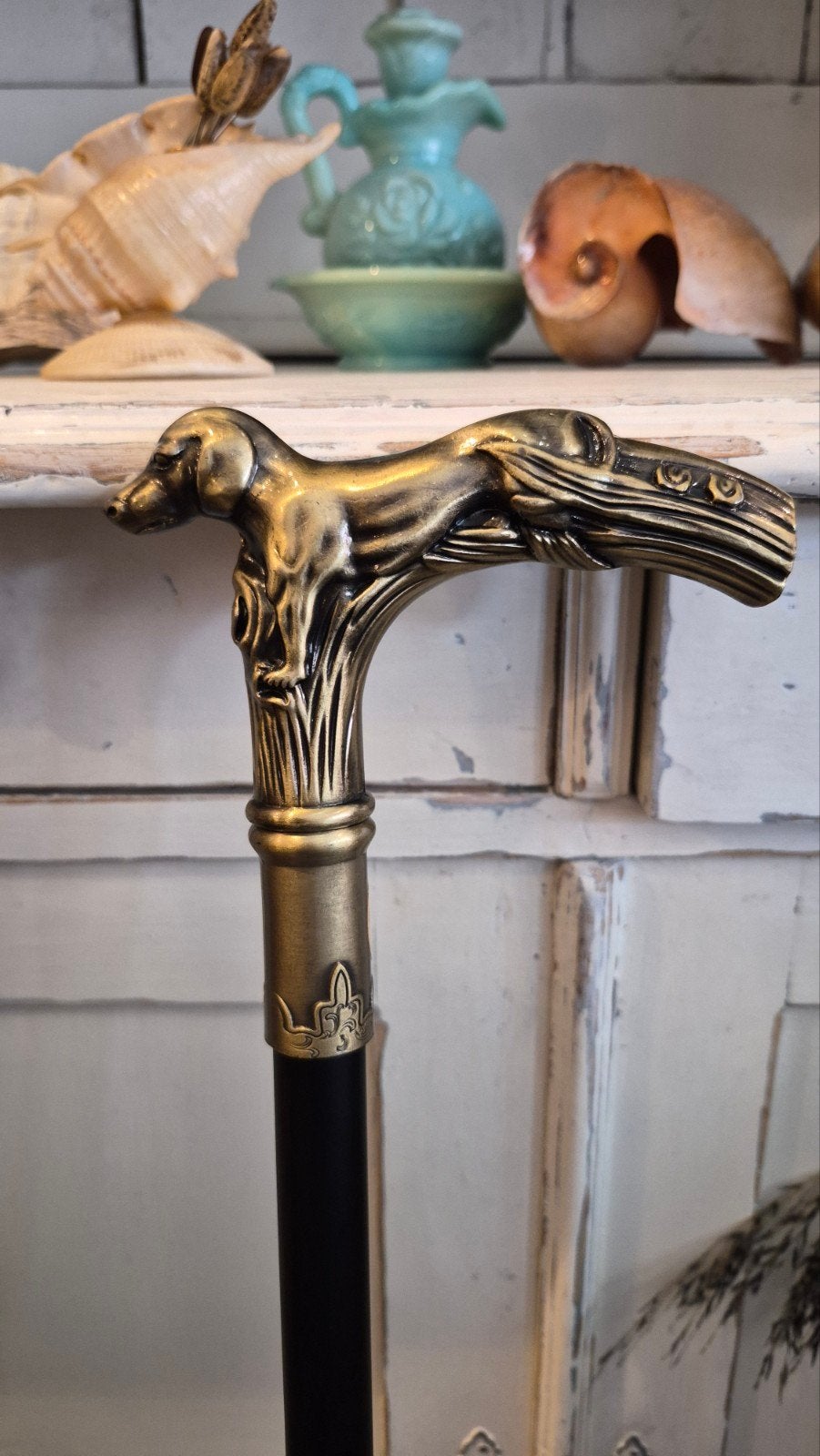 leuke wandelstok met teckel kopje, Ophalen of Verzenden, Nieuw