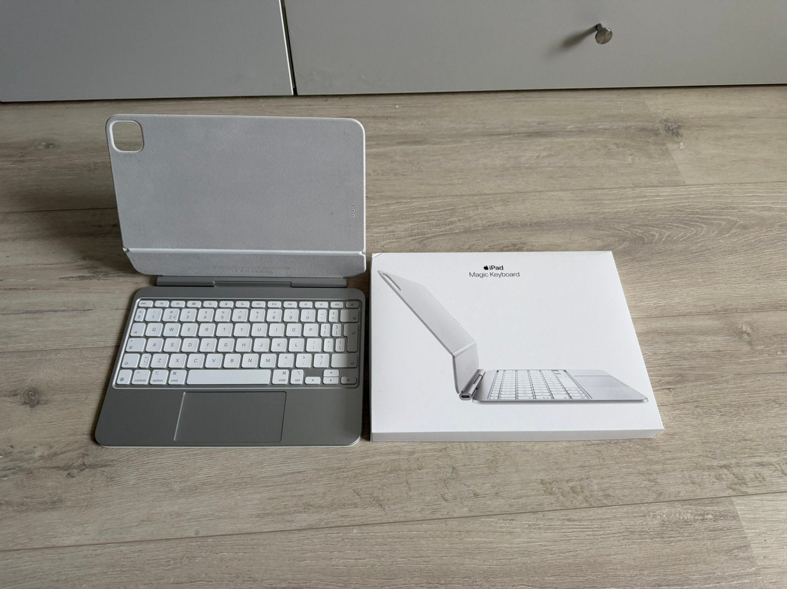 Apple Magic Keyboard Ipad Pro 11 inch m4/m5, Computers en Software, Apple iPads, Apple iPad, Wit, 11 inch, Ophalen of Verzenden