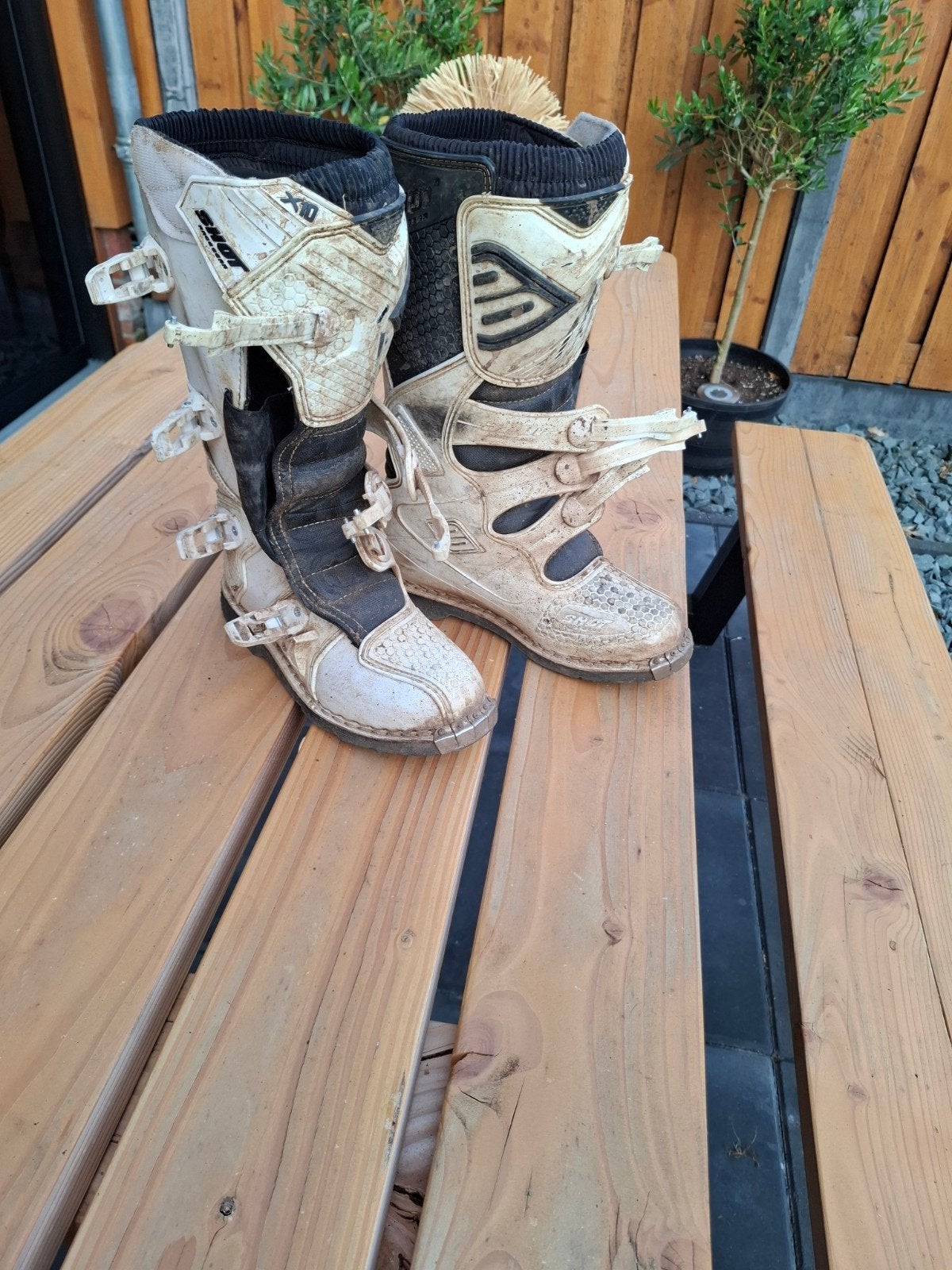 Te koop crosslaarzen, Verzenden, Zo goed als nieuw, Schoenen