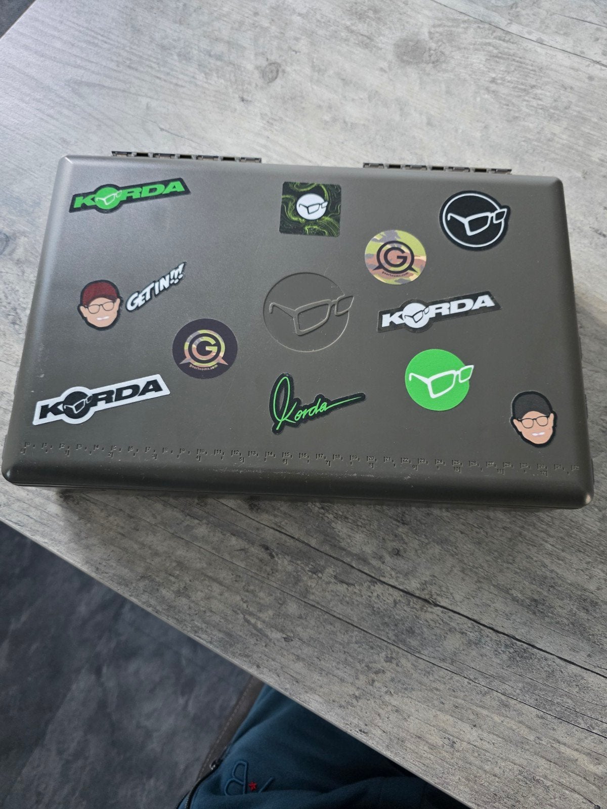 korda tackle box, Watersport en Boten, Ophalen of Verzenden, Zo goed als nieuw, Overige typen
