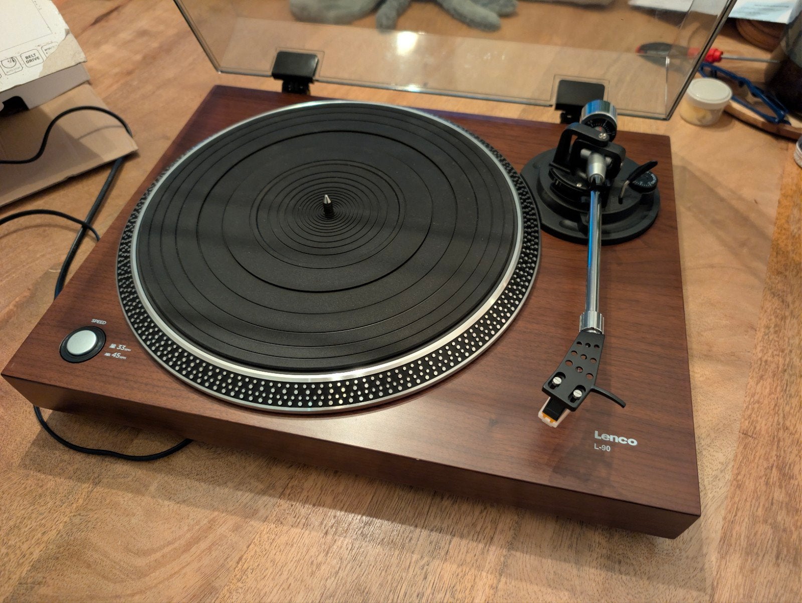 Lenco L90 platenspeler NIEUW, Audio, Tv en Foto, Ophalen of Verzenden, Nieuw, Platenspeler, Overige merken