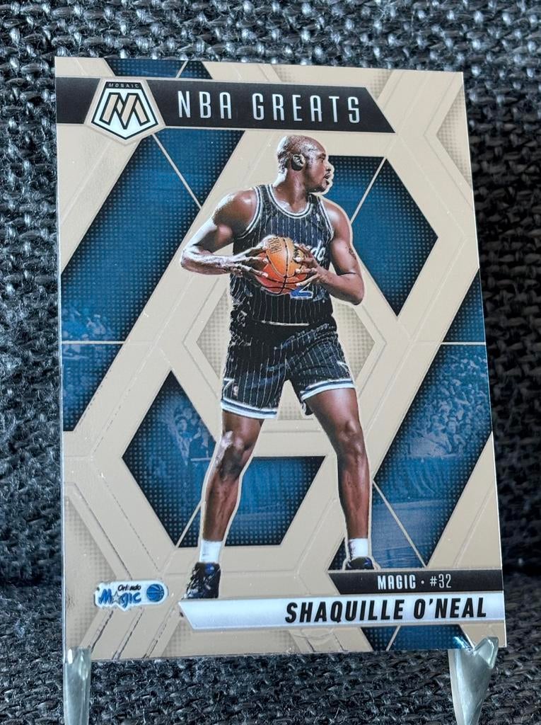 Shaquille O’Neal Orlando Magic Panini NBA card mosaic, Ophalen of Verzenden, Nieuw, Plaatje