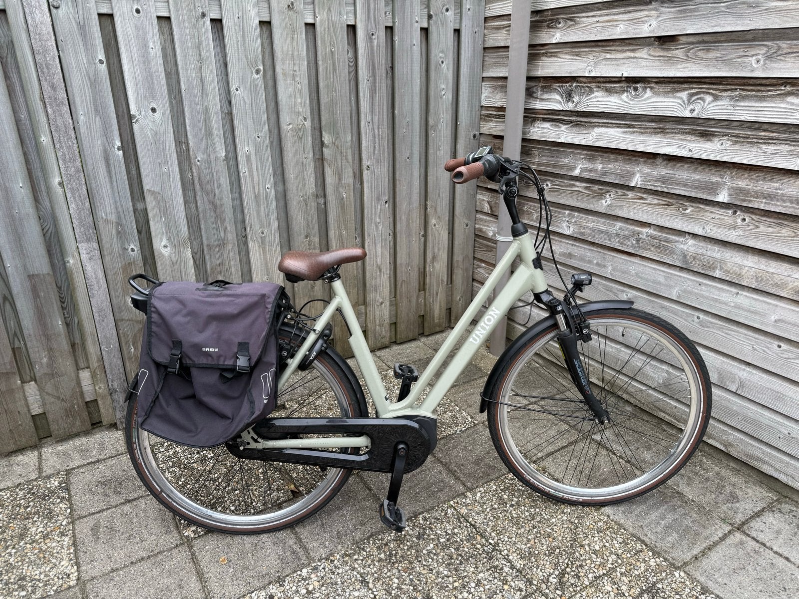 Elektrische Damesfiets Union, Gebruikt, 51 tot 55 cm, 50 km per accu of meer, Ophalen