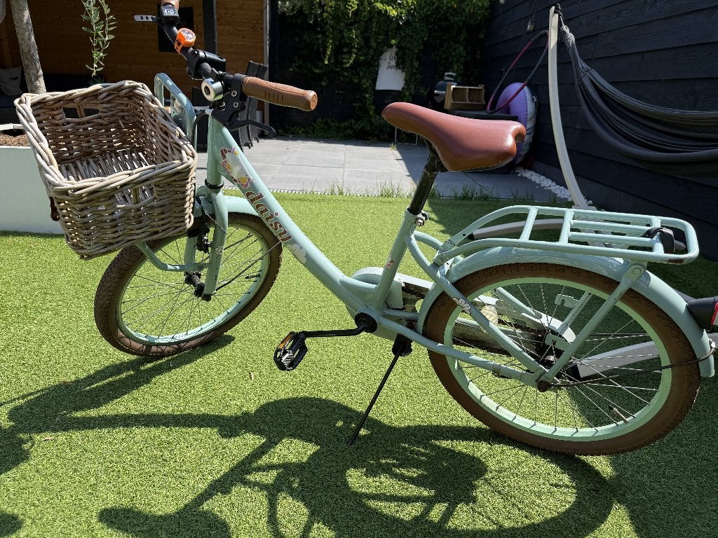 Meisjesfiets, 20 inch, met mandje, Ophalen, Gebruikt, Terugtraprem, 20 inch of meer