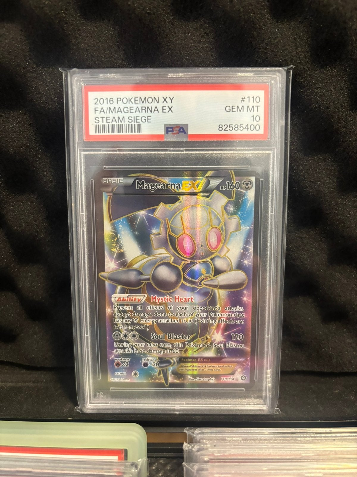 Magearna ex 110 Steam Siege PSA 10, Ophalen of Verzenden, Zo goed als nieuw
