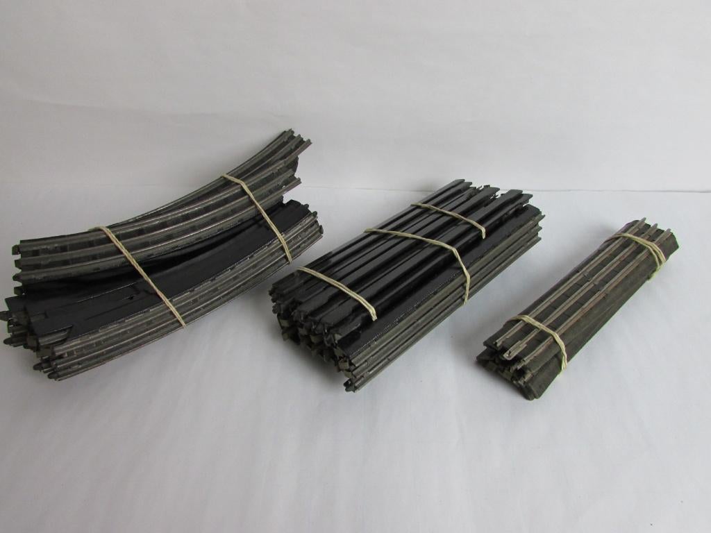 Partij TRIX EXPRESS rails en treinen., Gebruikt, Gelijkstroom, Trix, Rails