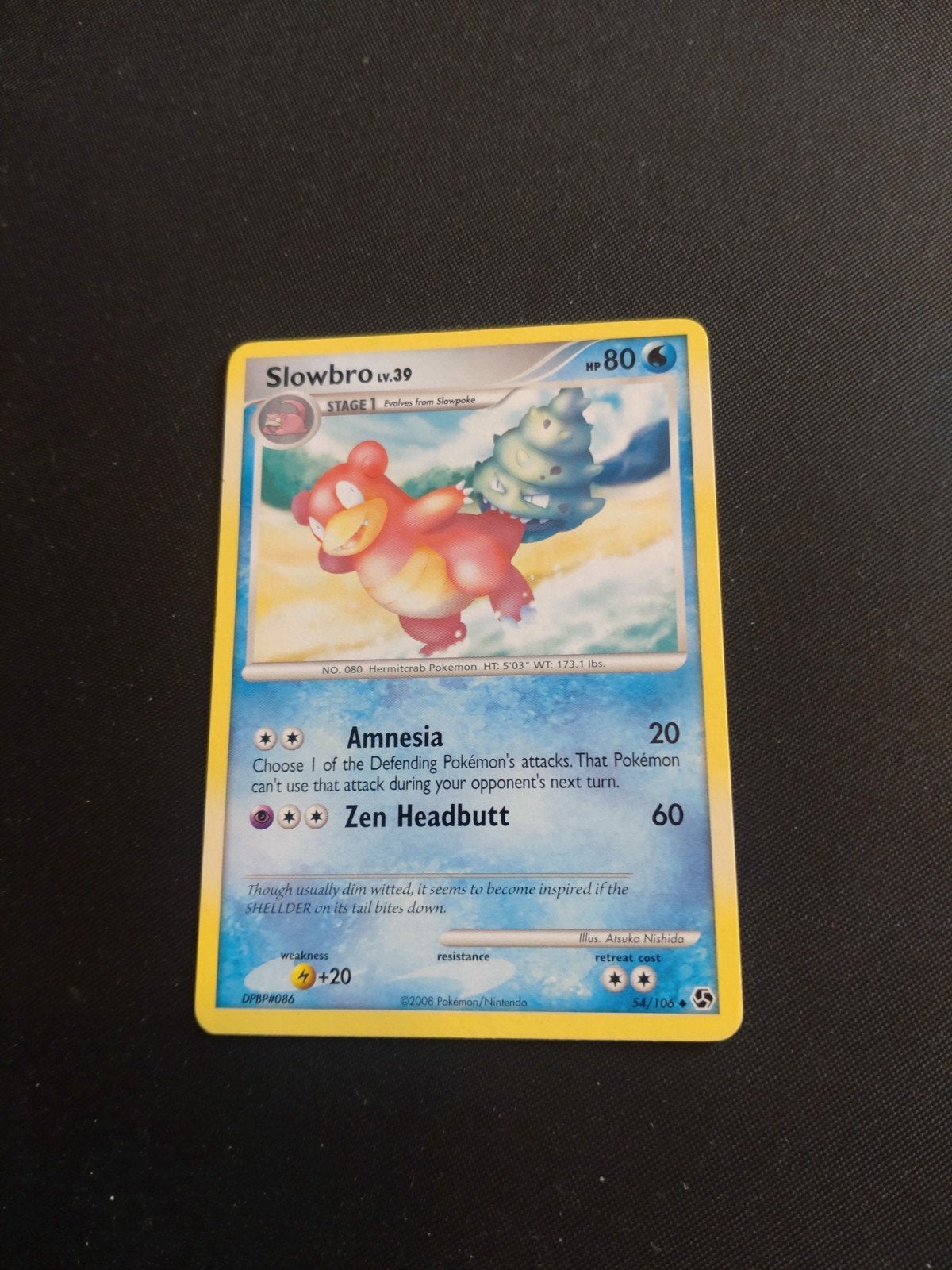 Slowbro Lv.39 (GE 54)
Great Encounters Pokémon, Verzenden, Gebruikt, Losse kaart