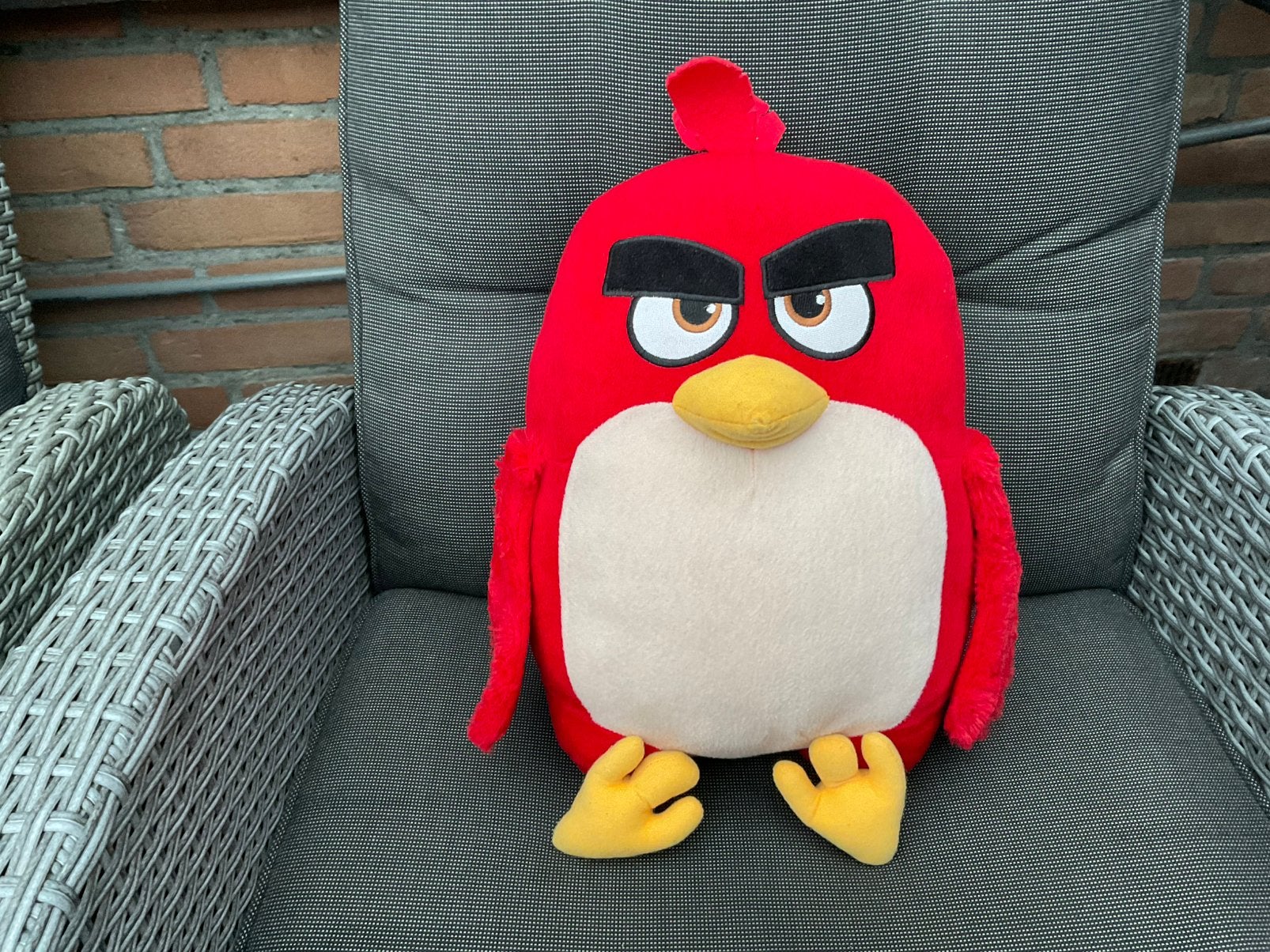 Nieuwe zgan grote rode Angry Birds knuffel RED 40/45cm, Verzamelen, Ophalen, Overige figuren, Nieuw, Beeldje of Figuurtje