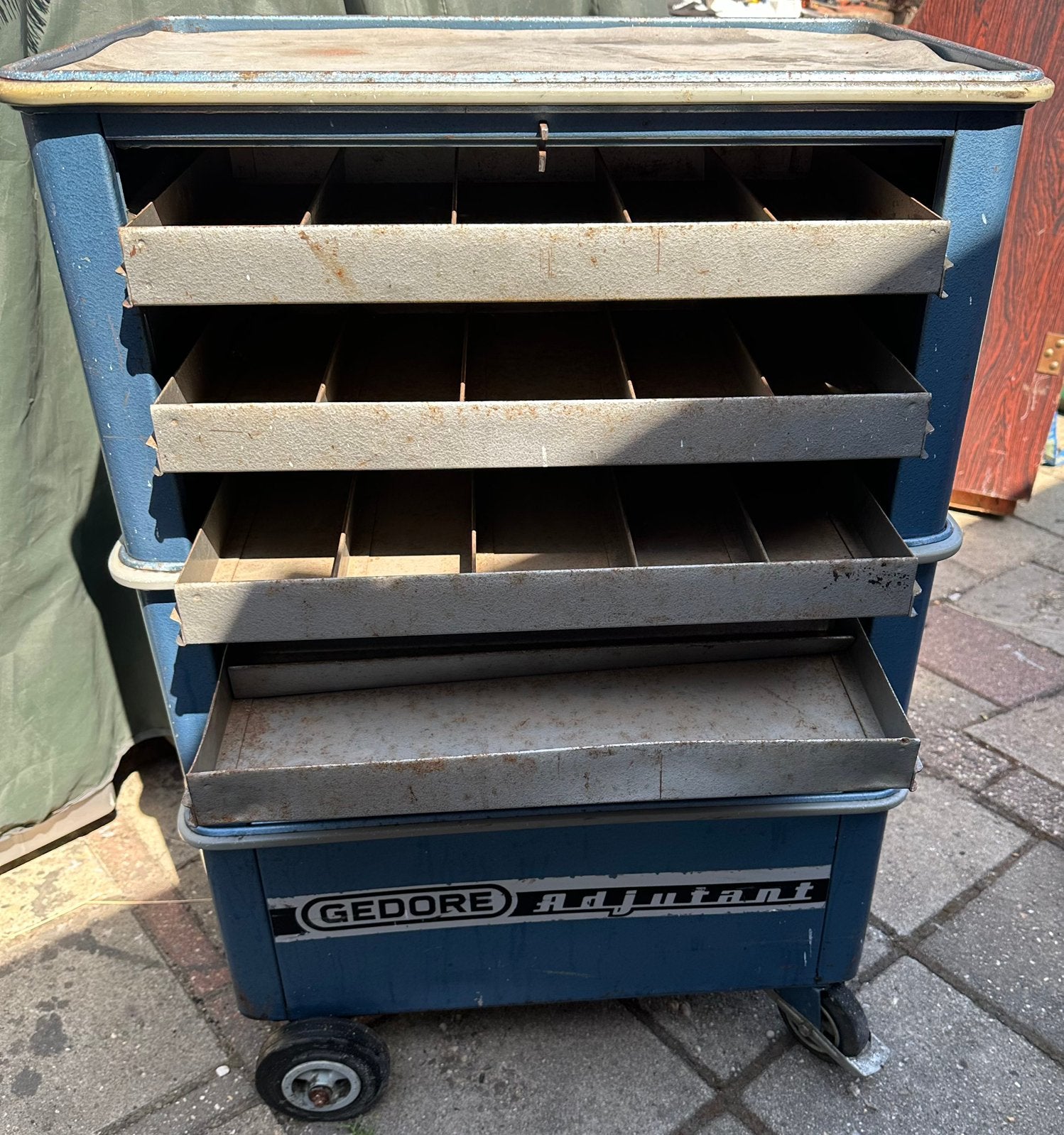Gereedschap kar gedore adjutant, Ophalen, Gebruikt