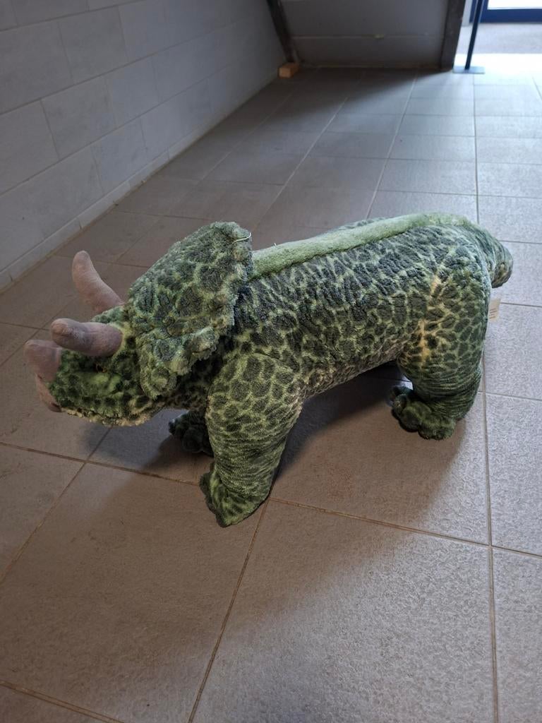 Grote Triceratops Dino Knuffel - Minimaal 70 cm, Ophalen, Gebruikt, Overige typen