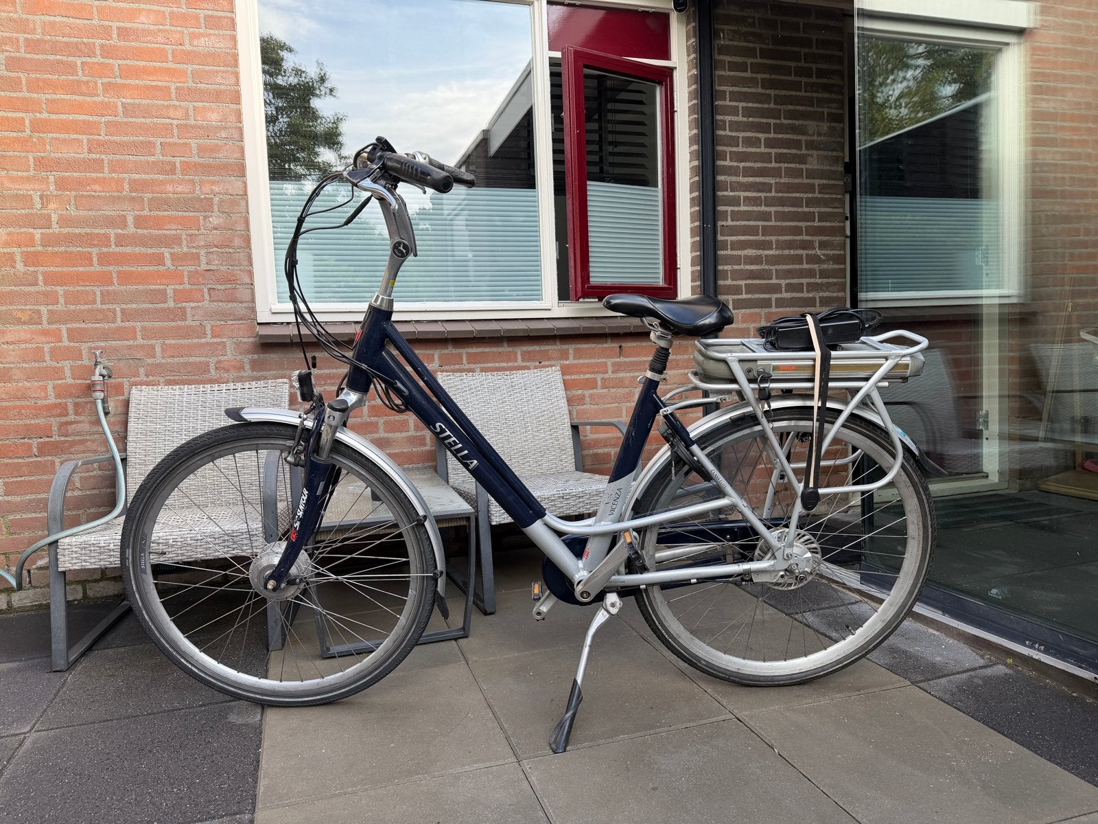 Stella Vicenza elektrische fiets - Damesfiets, Fietsen en Brommers, Elektrische fietsen, Gebruikt, 51 tot 55 cm, 30 tot 50 km per accu