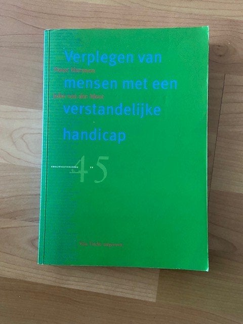 Verplegen van mensen met een verstandelijke handicap - Meer, Ophalen of Verzenden, Alpha, Gelezen, HBO