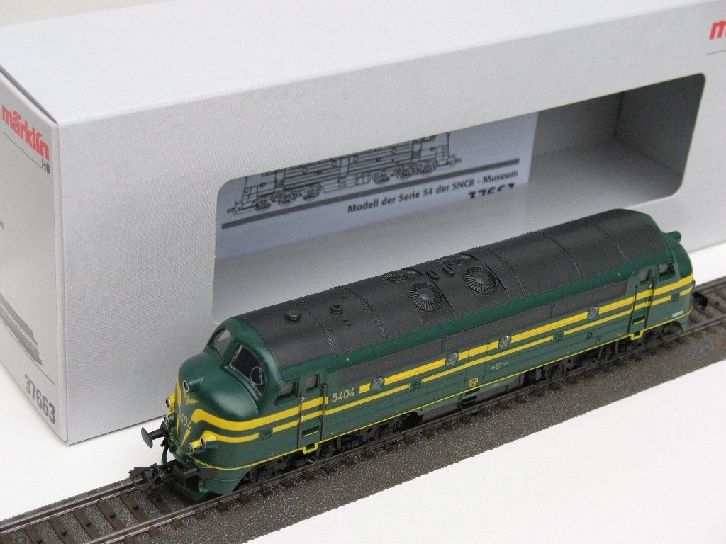 Märklin 37663 NMBS dieselloc NOHAB met diverse sounds, Wisselstroom, Locomotief, Nieuw, Ophalen of Verzenden