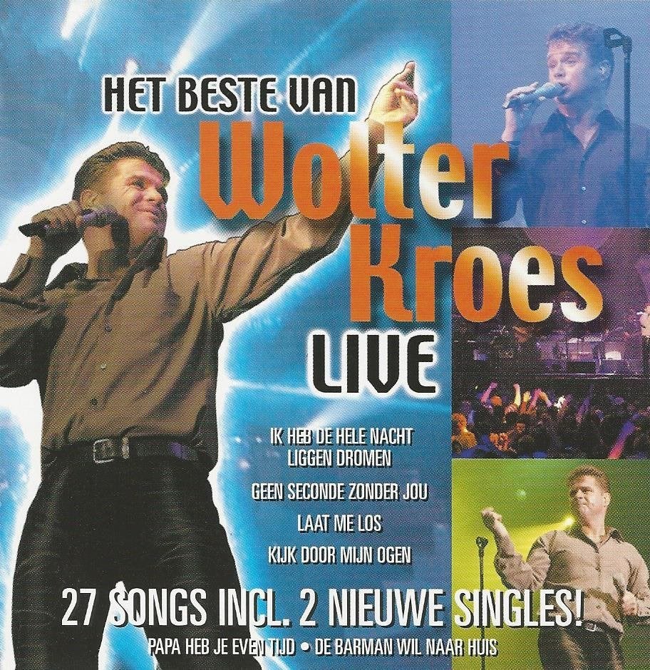 Wolter Kroes - Live, het beste van = 2cd = 3,99, Ophalen of Verzenden, Zo goed als nieuw, Levenslied of Smartlap