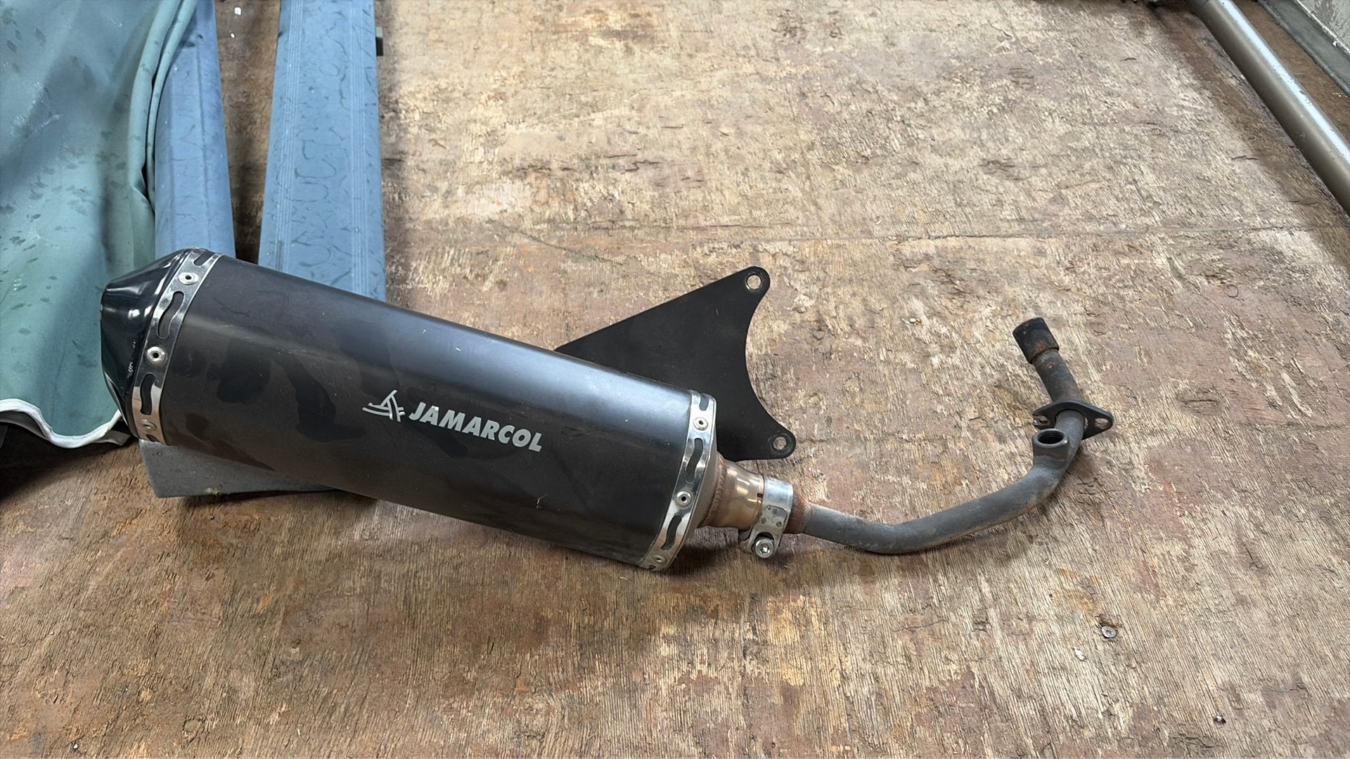 Jamarcol uitlaat zwart Vespa Primavera/Sprint 50cc 4T iGet, Ophalen, Gebruikt, Jamarcol, Uitlaat Jamarcol