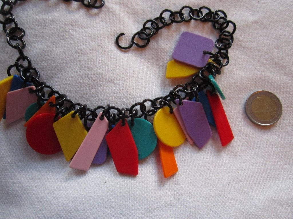 14.  Leuke oude ketting,  44 cm, Ophalen, Overige materialen, Ketting