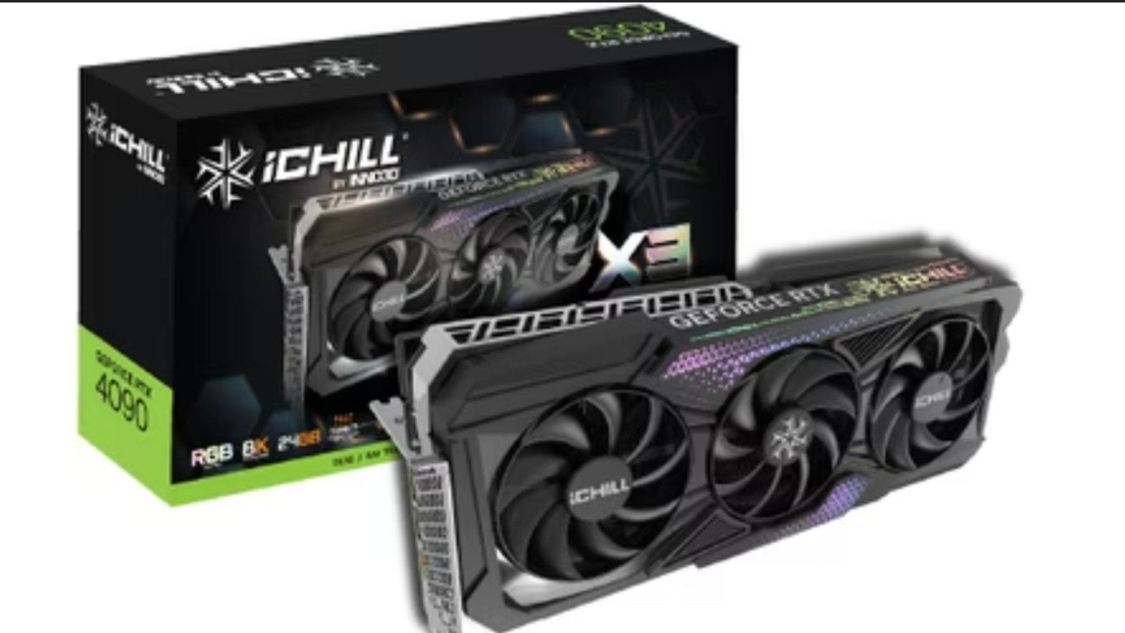 INNO3D GEFORCE RTX 4090 iCHILL X3, Computers en Software, Ophalen, GDDR6, PCI-Express 4, Zo goed als nieuw