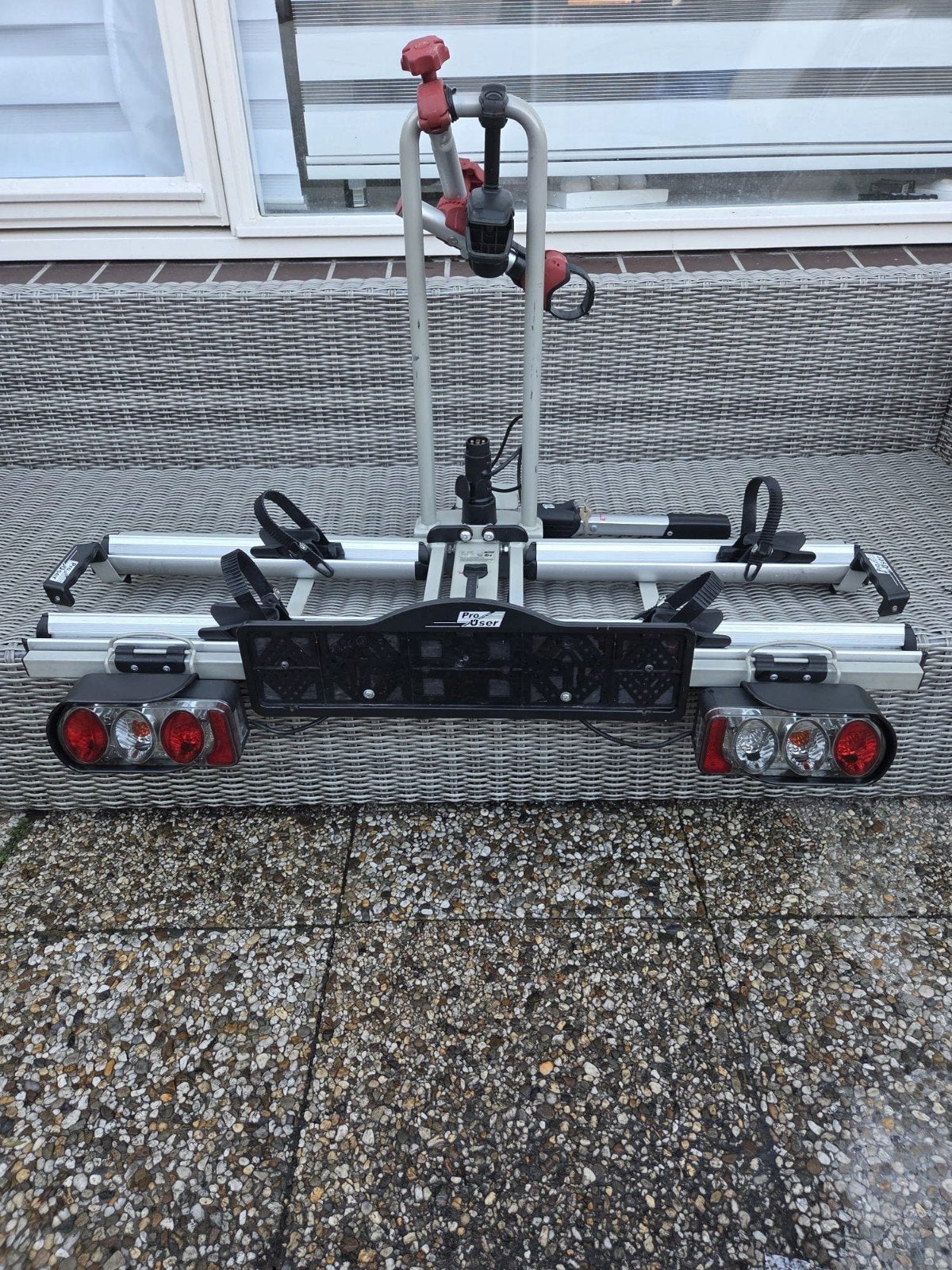 Pro-User Diamant Fietsendrager-Opvouwbaar 60KG, Ophalen, Gebruikt, Trekhaakdrager