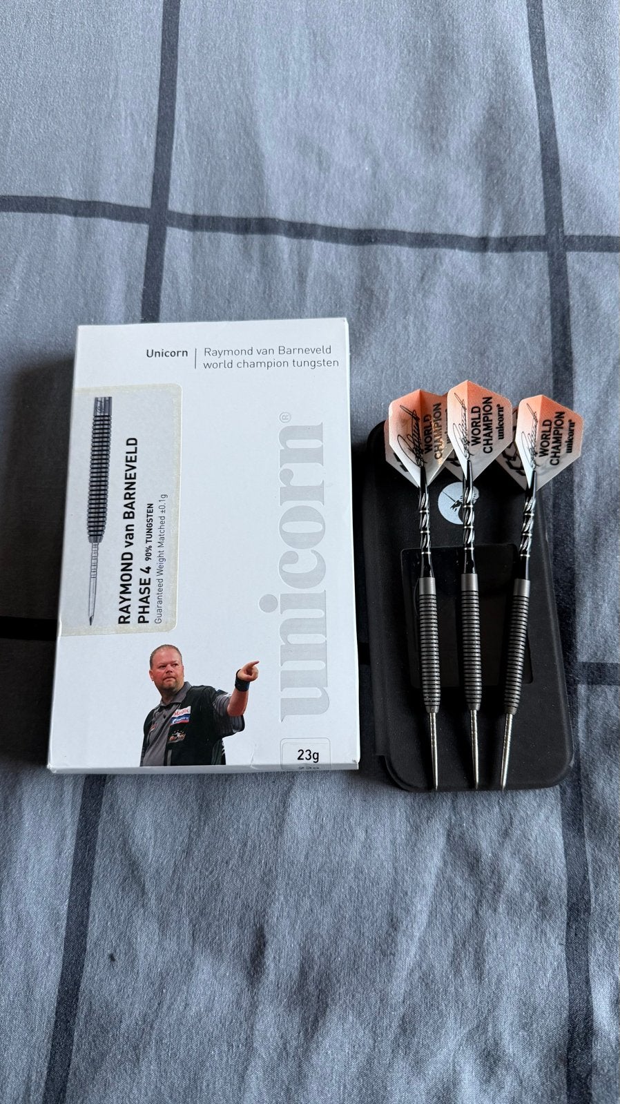 Unicorn Raymond van Barneveld Phase 4 Darts 23g, Ophalen of Verzenden, Zo goed als nieuw