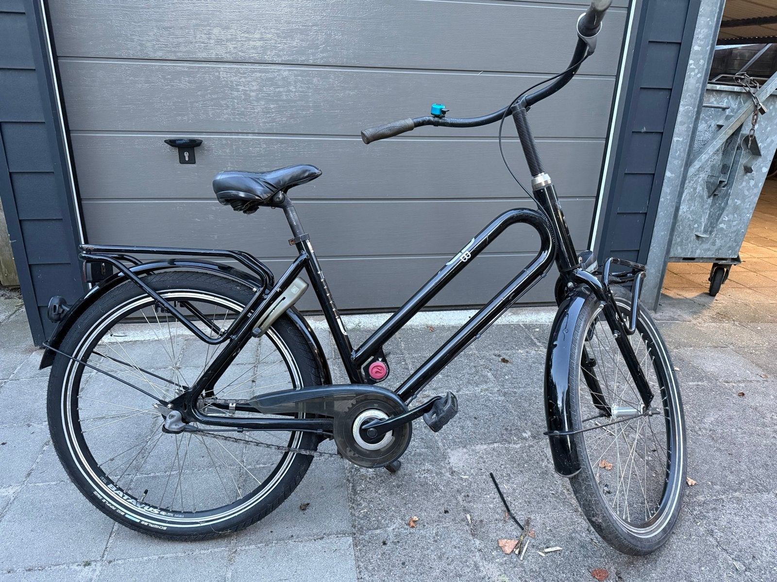Batavus fiets 26 inch met Versnellingen - zwart, Fietsen en Brommers, Fietsen | Dames | Damesfietsen, Ophalen, Terugtraprem, Batavus
