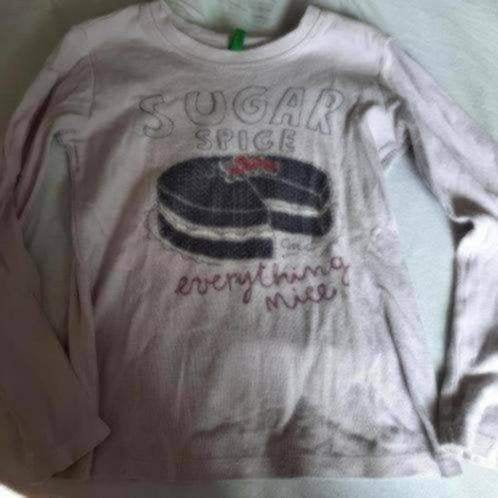 Roze shirt trui 128, Verzenden, Gebruikt, Meisje, Shirt of Longsleeve