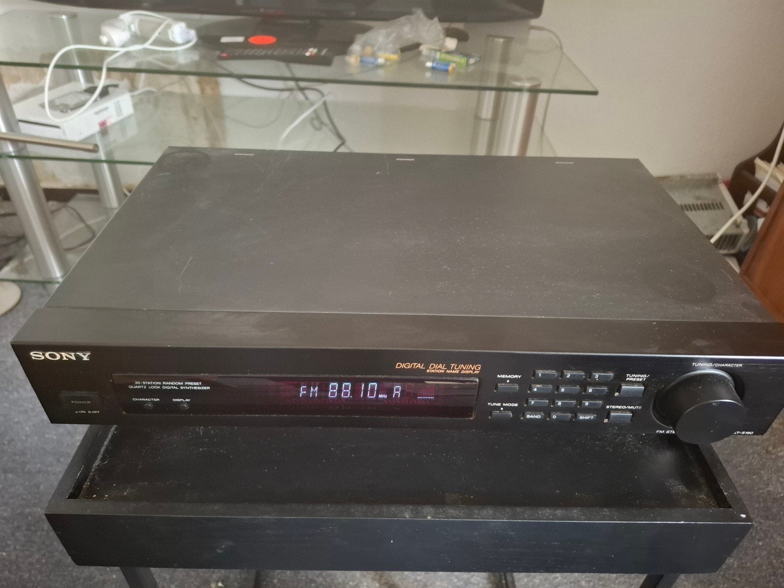 Sony ST-S190 Stereo FM/AM Tuner, Ophalen, Zo goed als nieuw, Analoog