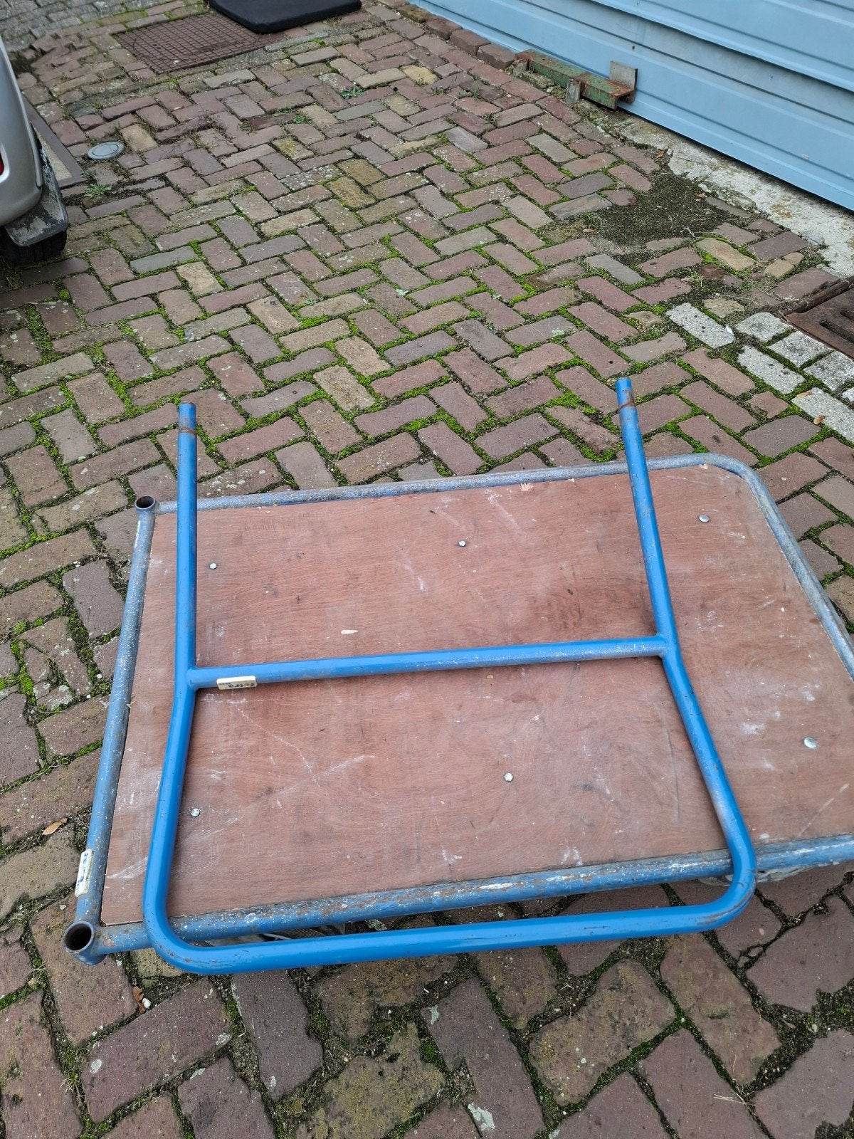 Handige transportkar met afneembare beugel, Ophalen of Verzenden, Gebruikt, Transportkar