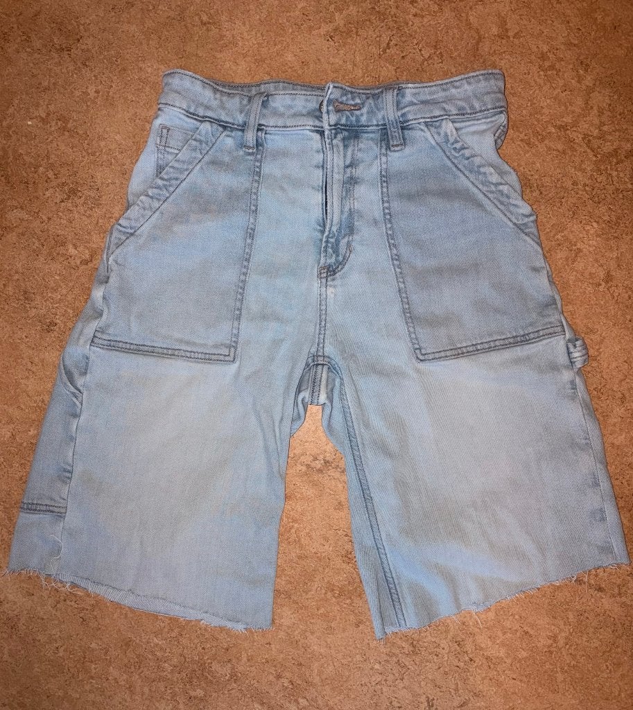 American Eagle Carpenter Shorts, Ophalen, American Eagle, Blauw, Zo goed als nieuw