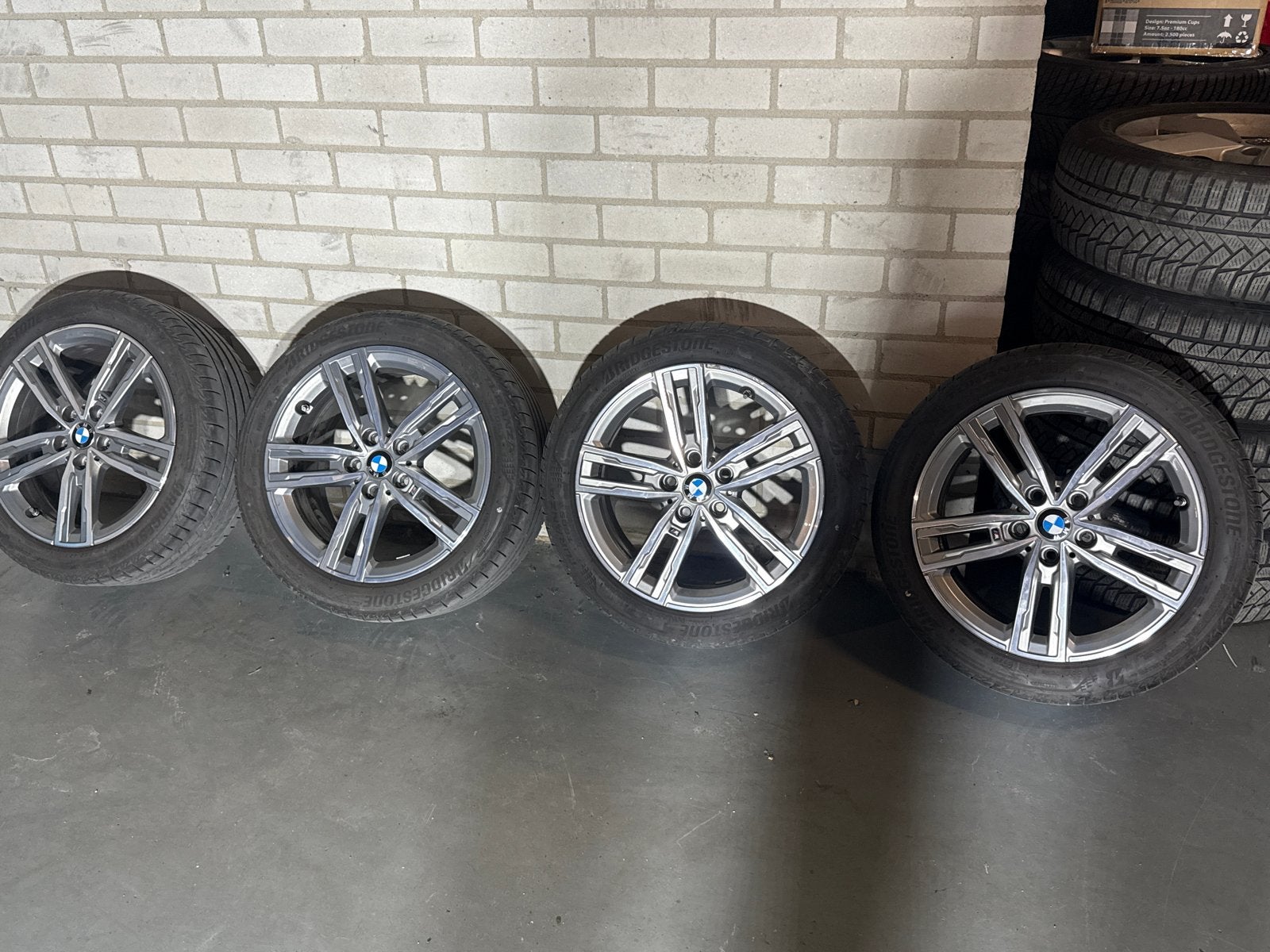 BMW 1 Serie F40 17 inch M Origineel Velgen 225/45/17, Ophalen, 18 inch, Gebruikt, Banden en Velgen