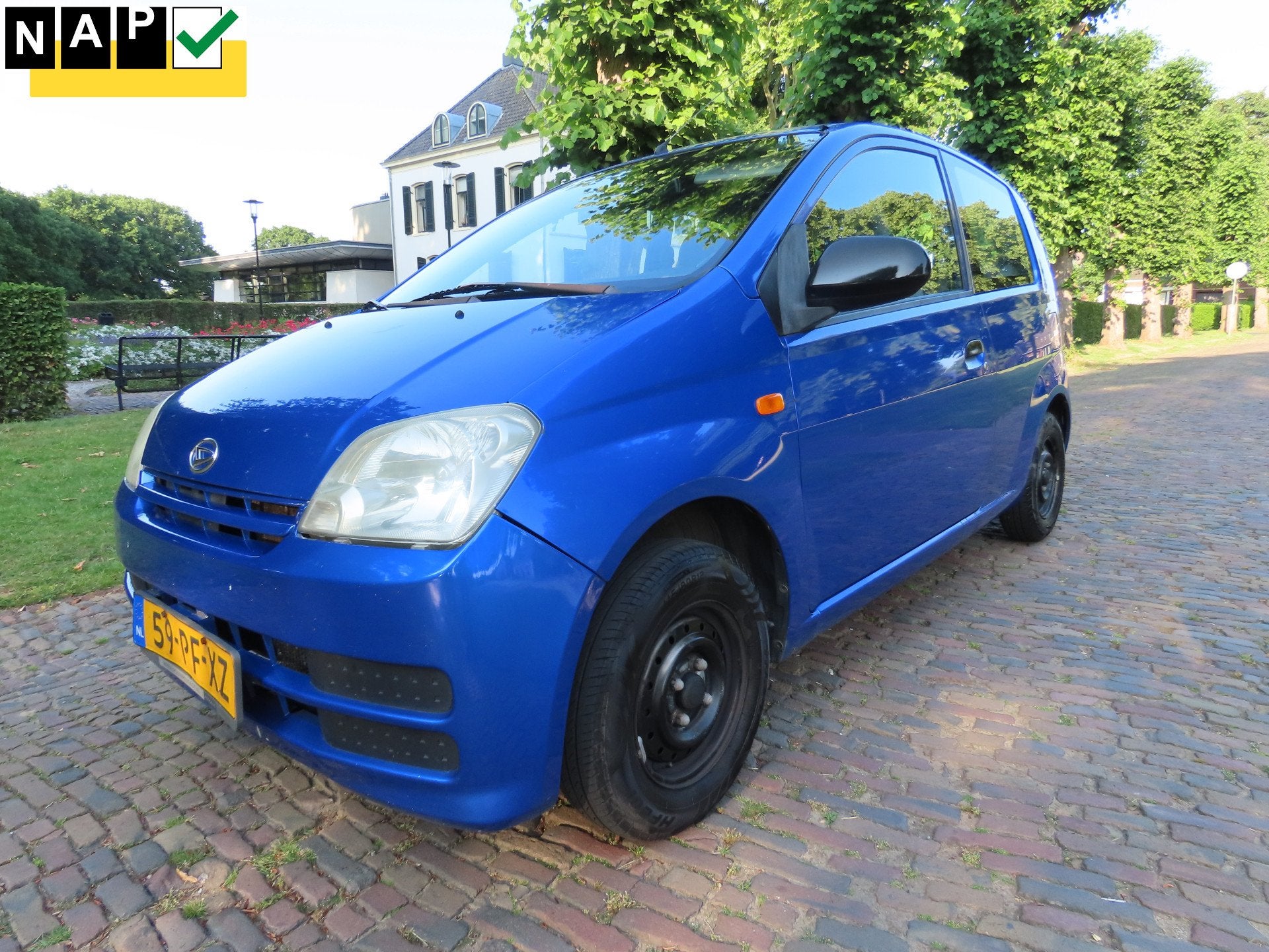 Daihatsu Cuore 1.0-12V Kyoto*Zuinige Auto*Apk t/m 4-8-2027*, Voorwielaandrijving, 18 €/maand, Origineel Nederlands, Handgeschakeld