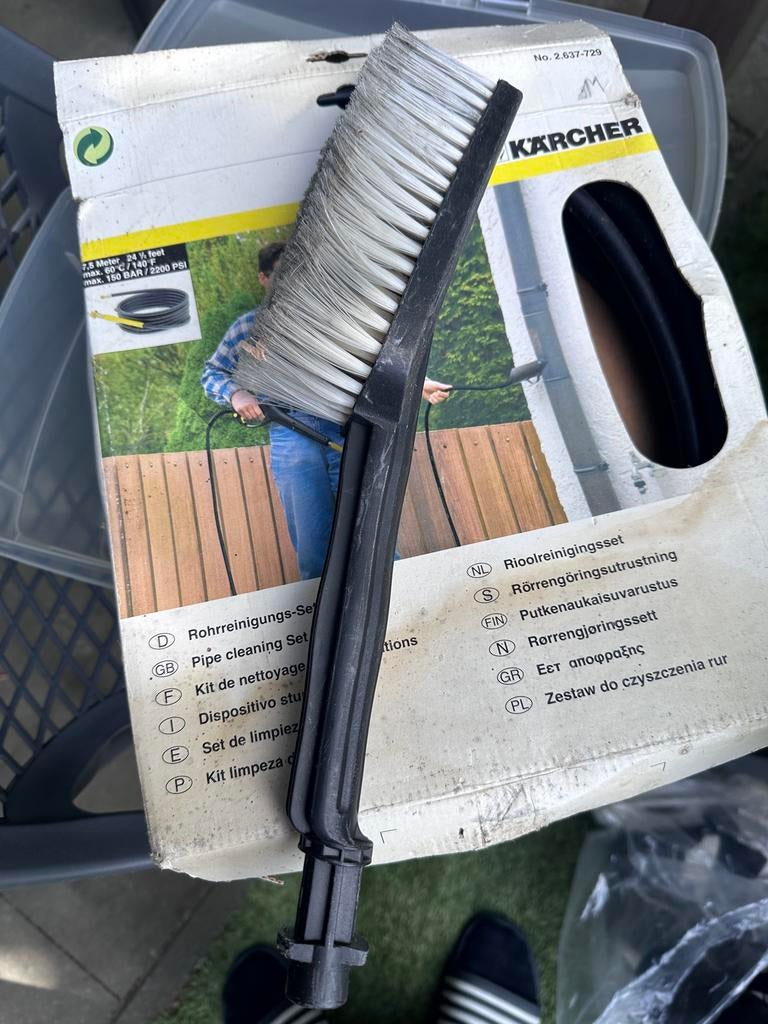 Kärcher Rioolreinigingsset, Tuin en Terras, Hogedrukreinigers, Ophalen of Verzenden, Gebruikt, Elektrisch