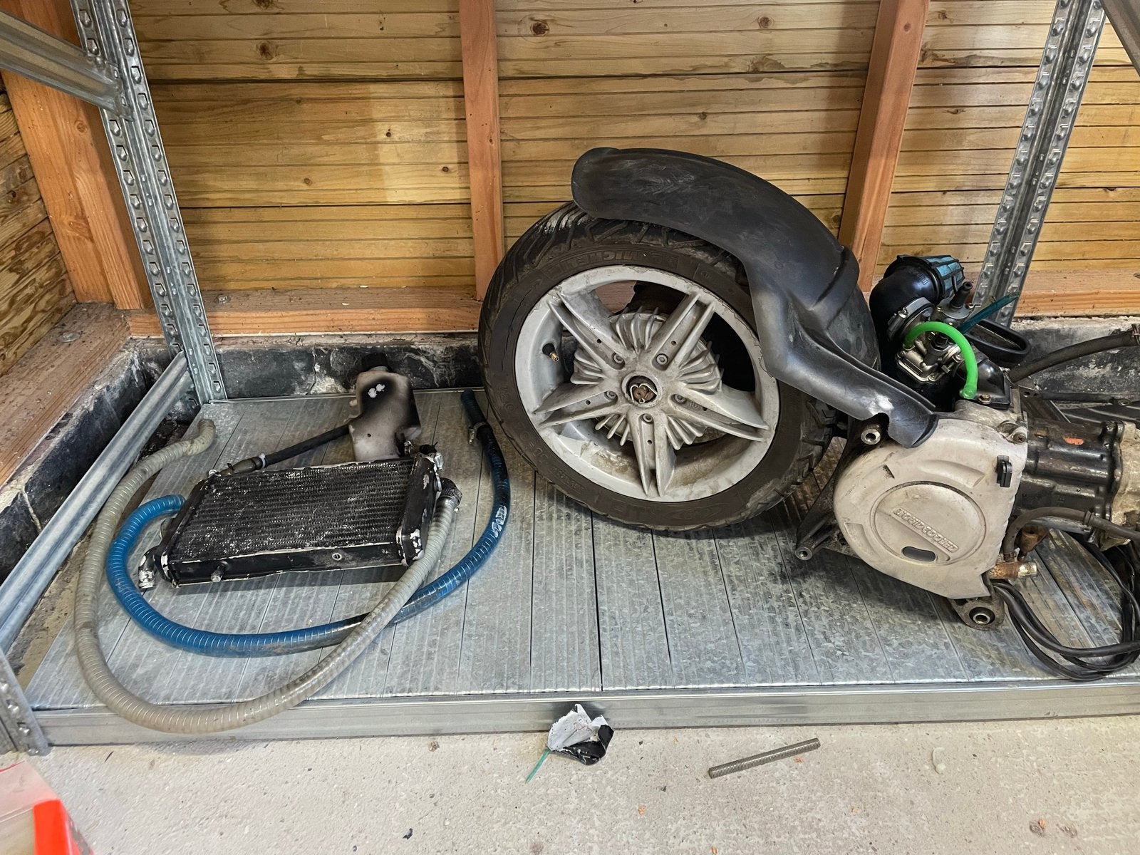 Zip 125cc LC blok met Polini carb en Malossi overbrenging, Ophalen of Verzenden, Gebruikt, Blok, Piaggio