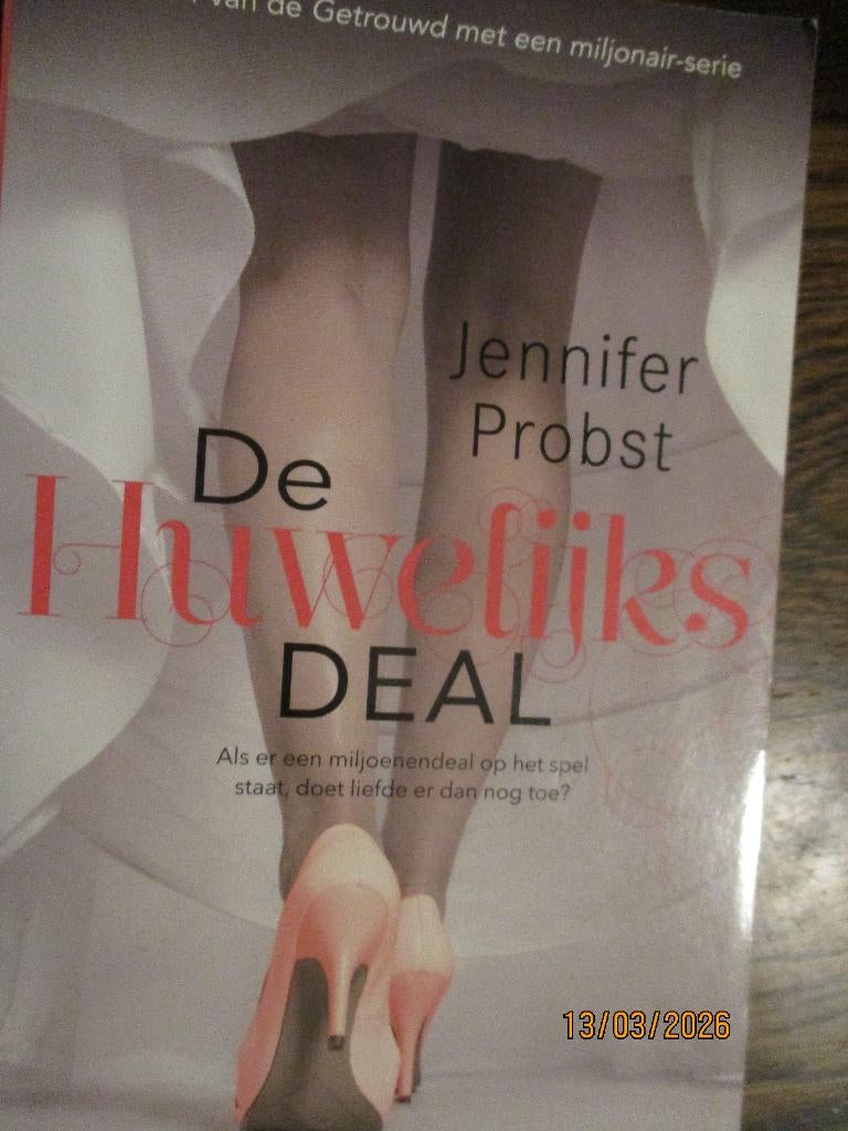 de huwelijksdeal Jennifer Probst 9789022568439 ##, Boeken, Ophalen of Verzenden, Zo goed als nieuw
