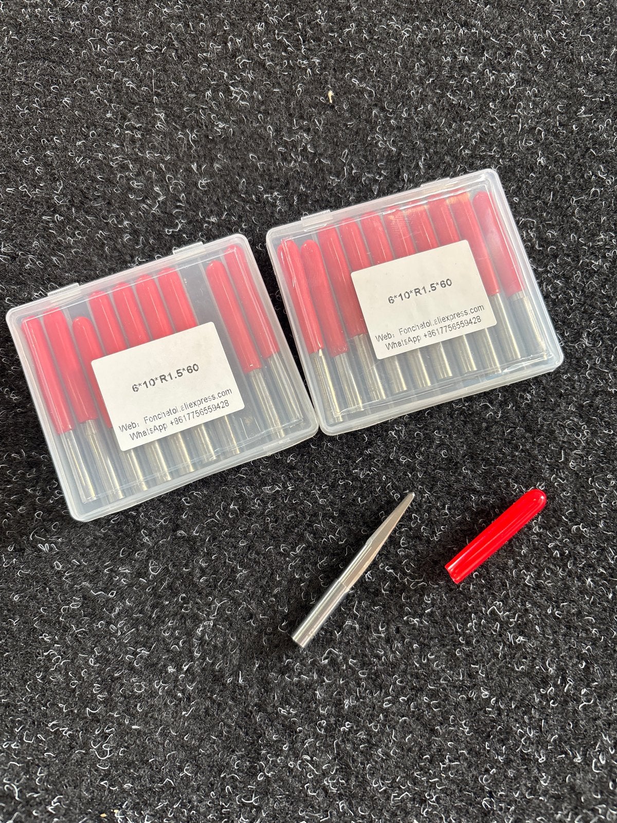 Set van 20 CNC freesjes 6*10*R1.5*60, Ophalen of Verzenden, Nieuw, Overige typen