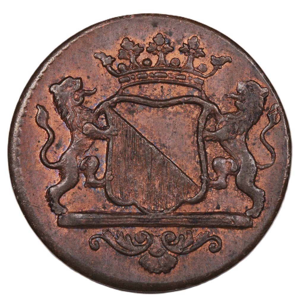 Duit Utrecht 1790. Unc., Ophalen of Verzenden, Vóór koninkrijk, Overige waardes, Losse munt