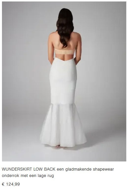 Wunderskirt low back maat 40 tot 44, Kleding | Dames, Ophalen of Verzenden, Nieuw, Wit, Accessoires