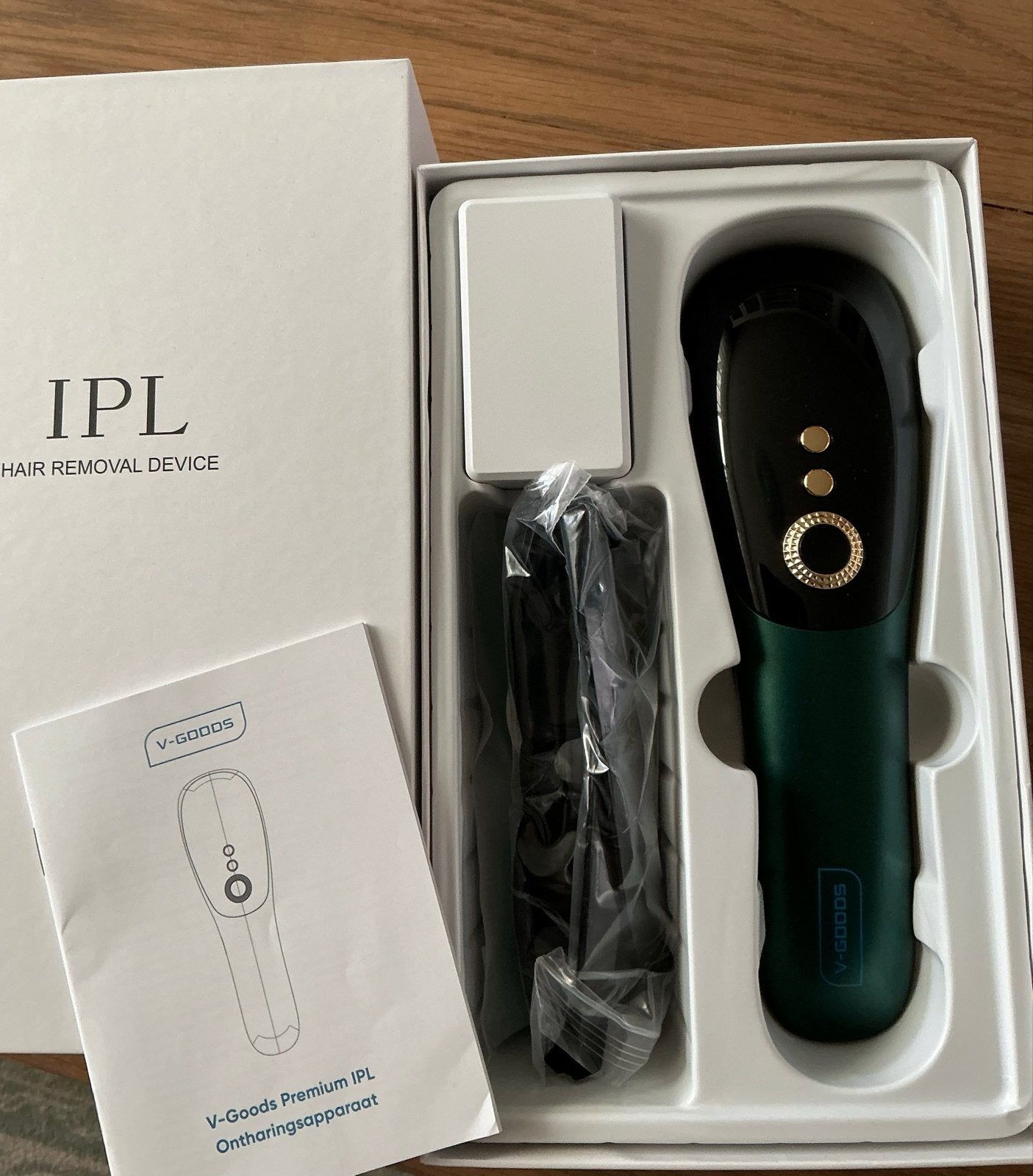 V-Goods Premium IPL Ontharingsapparaat - Nieuw, Ophalen of Verzenden, Nieuw, Scheren en Epileren
