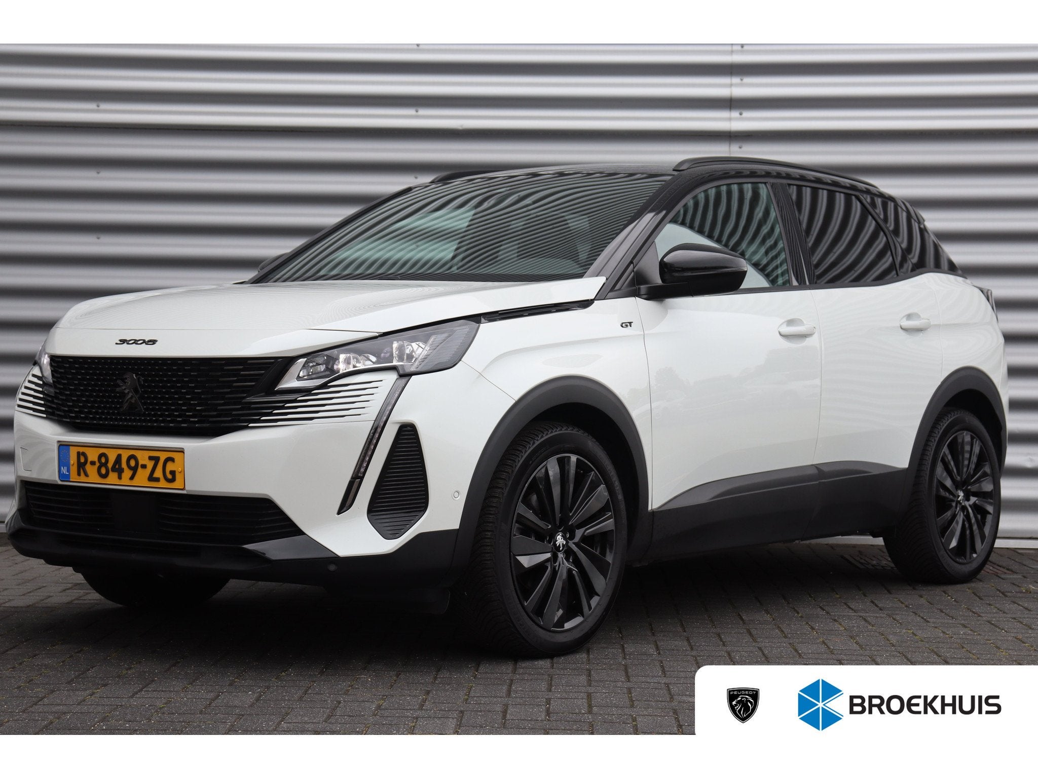 Peugeot 3008 1.2 PURETECH 130PK GT PACK AUTOMAAT, Gebruikt, 1199 cc, Wit, Origineel Nederlands
