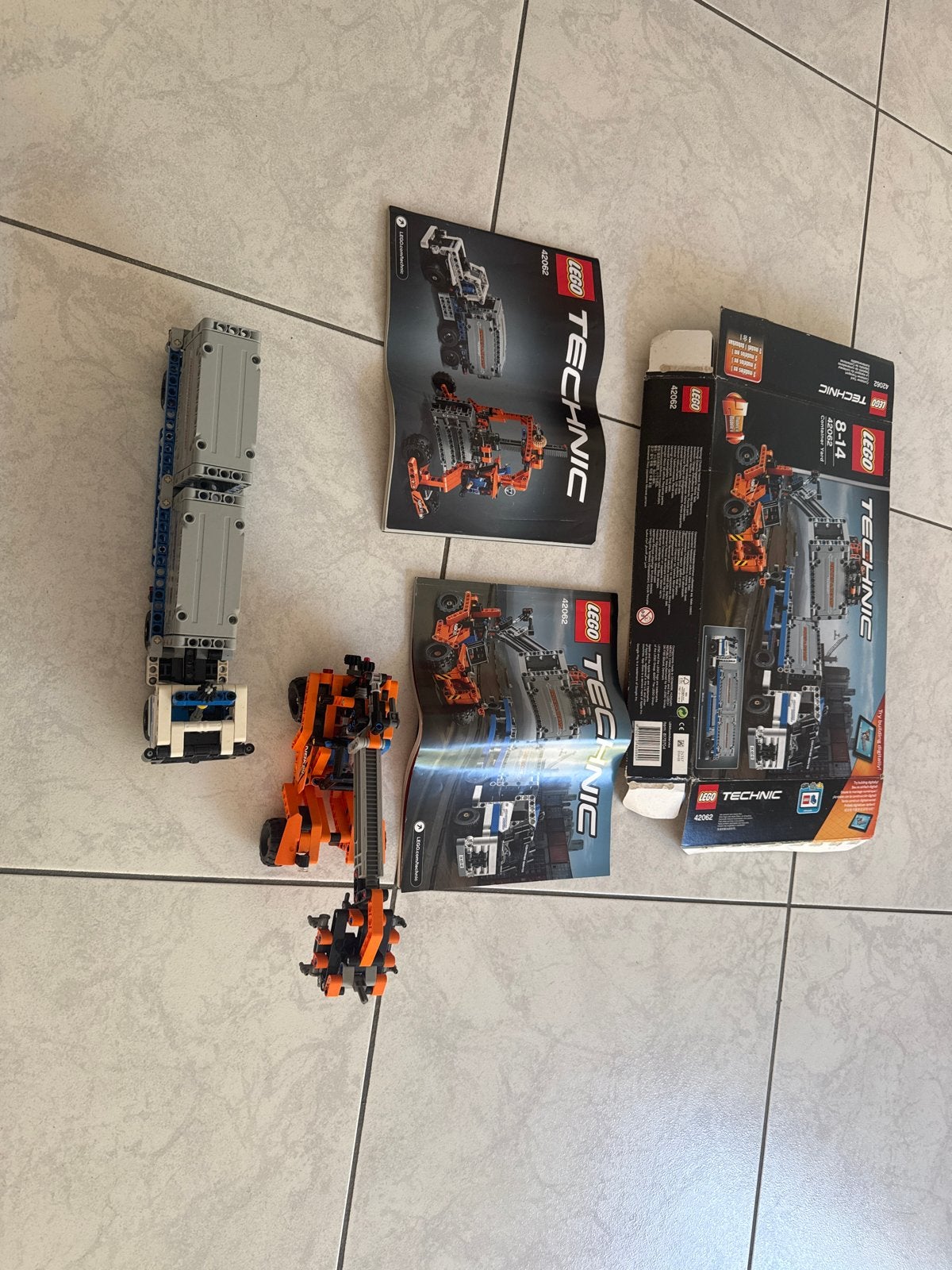 LEGO Technic 42062 Container Transport met handleiding, Ophalen, Zo goed als nieuw, Overige merken