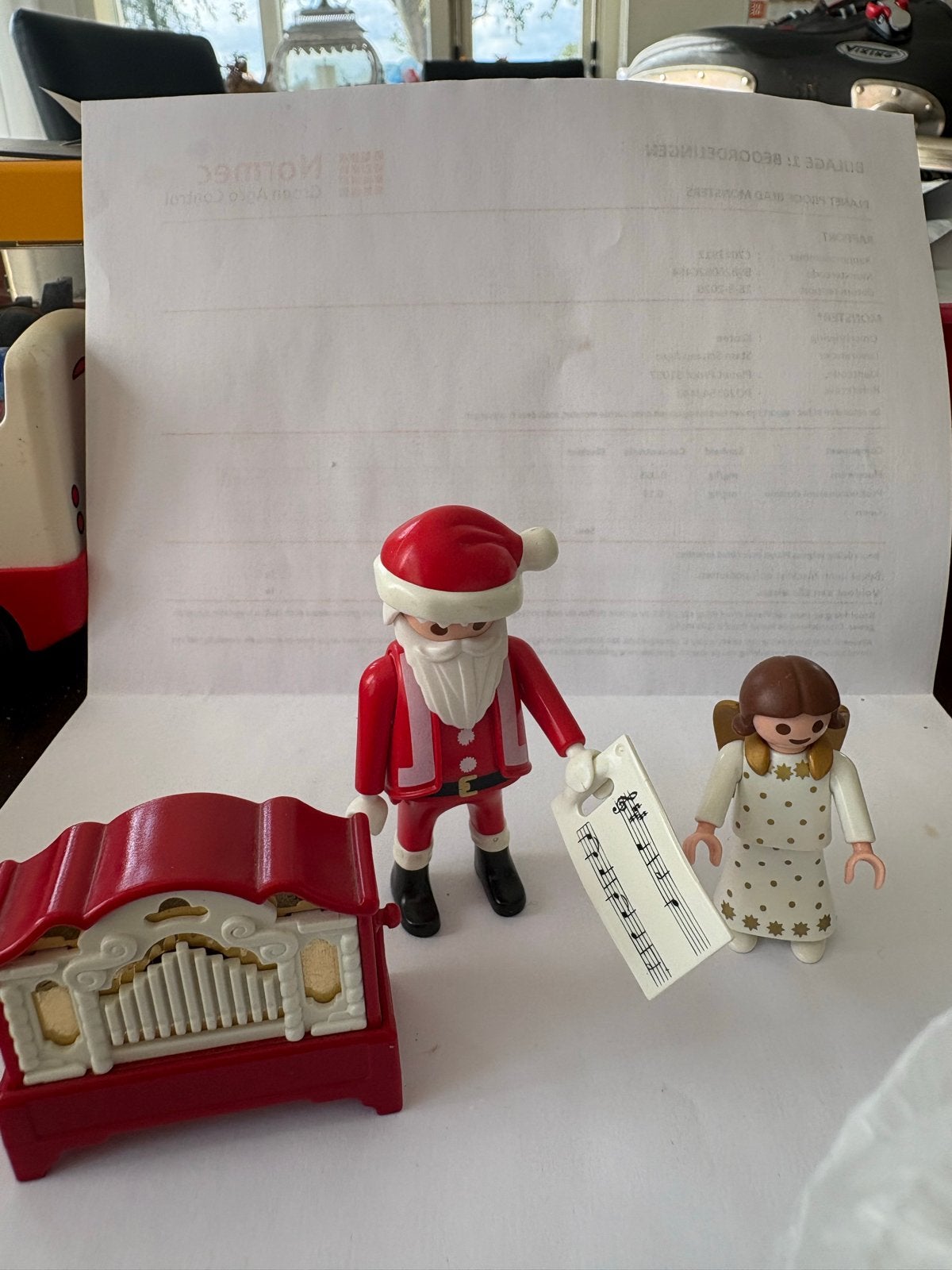Playmobil Kerstset: Kerstman, Engel en Draaiorgel, Ophalen of Verzenden, Zo goed als nieuw, Jongen of Meisje