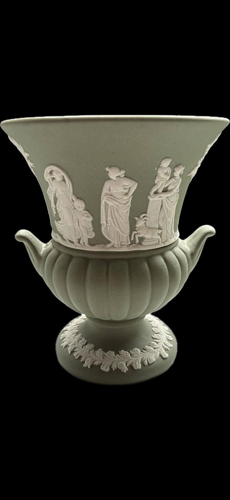 Prachtige Vintage Wedgwood Jasperware Urnvaas, Ophalen of Verzenden