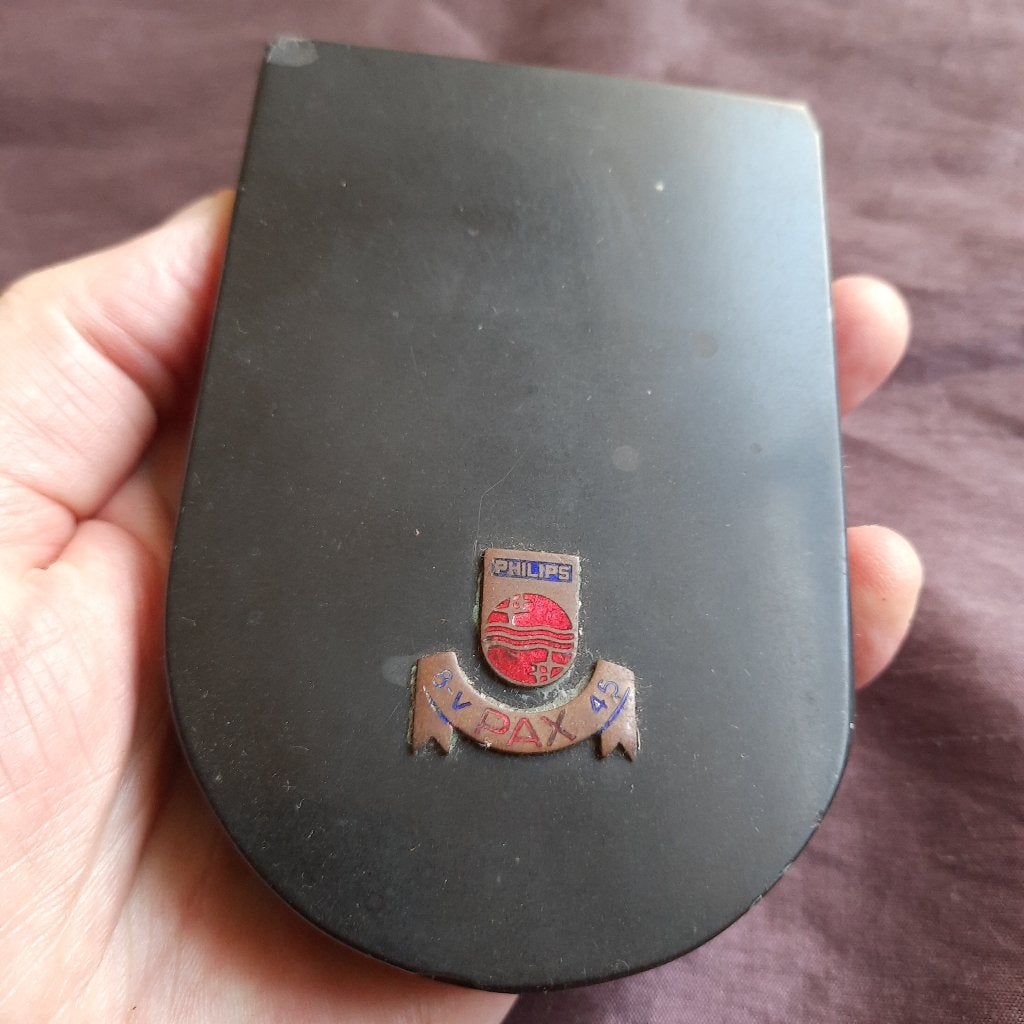 PHILIPS Presse Papier Marmer Bevrijding 8 mei 1945, Verzenden, Gebruikt, Gebruiksvoorwerp