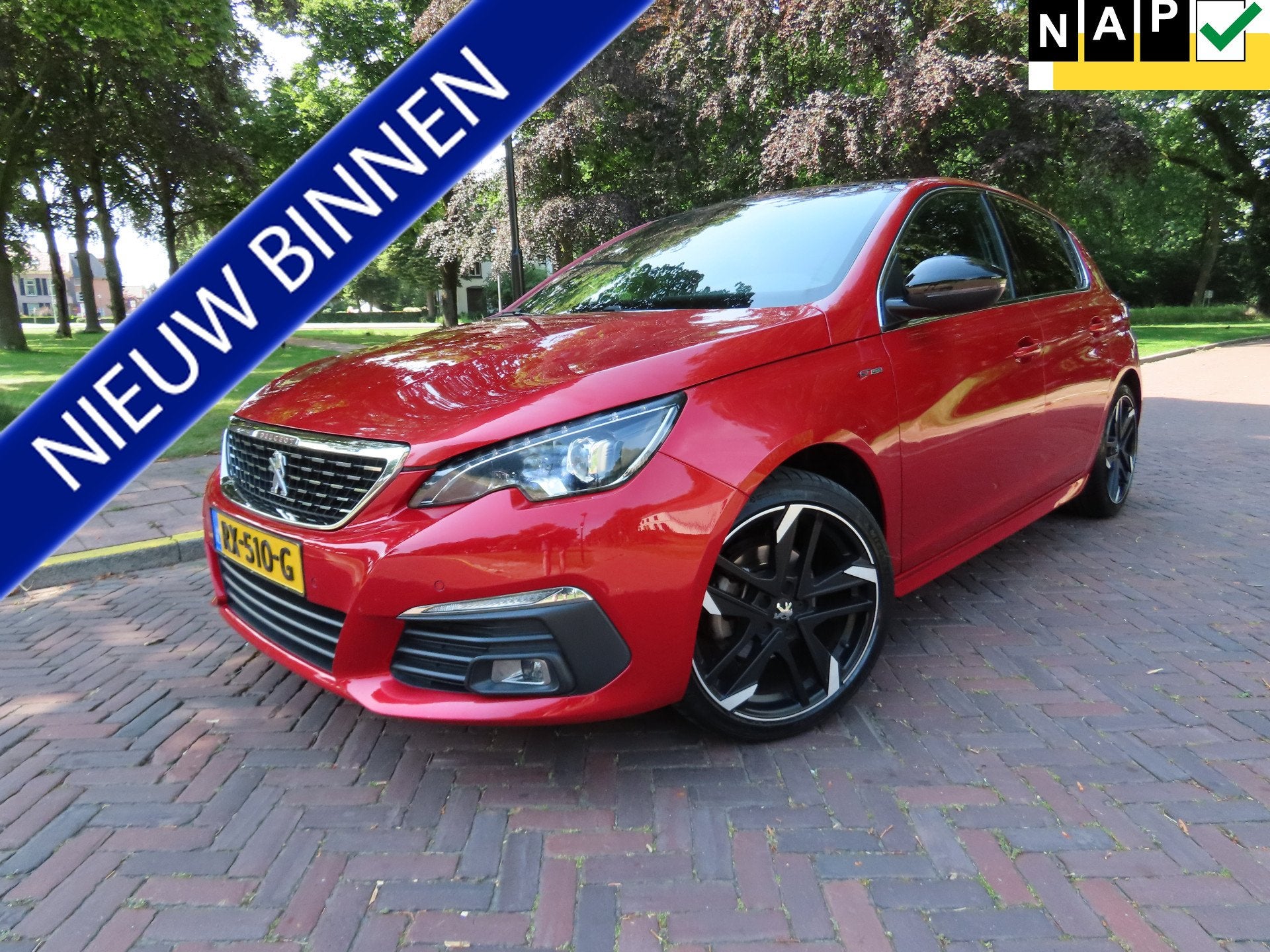 Peugeot 308 1.2 PureTech GT-line 131 PK ! Alcantara/Leer Pan, Gebruikt, 49 €/maand, Origineel Nederlands, Bedrijf