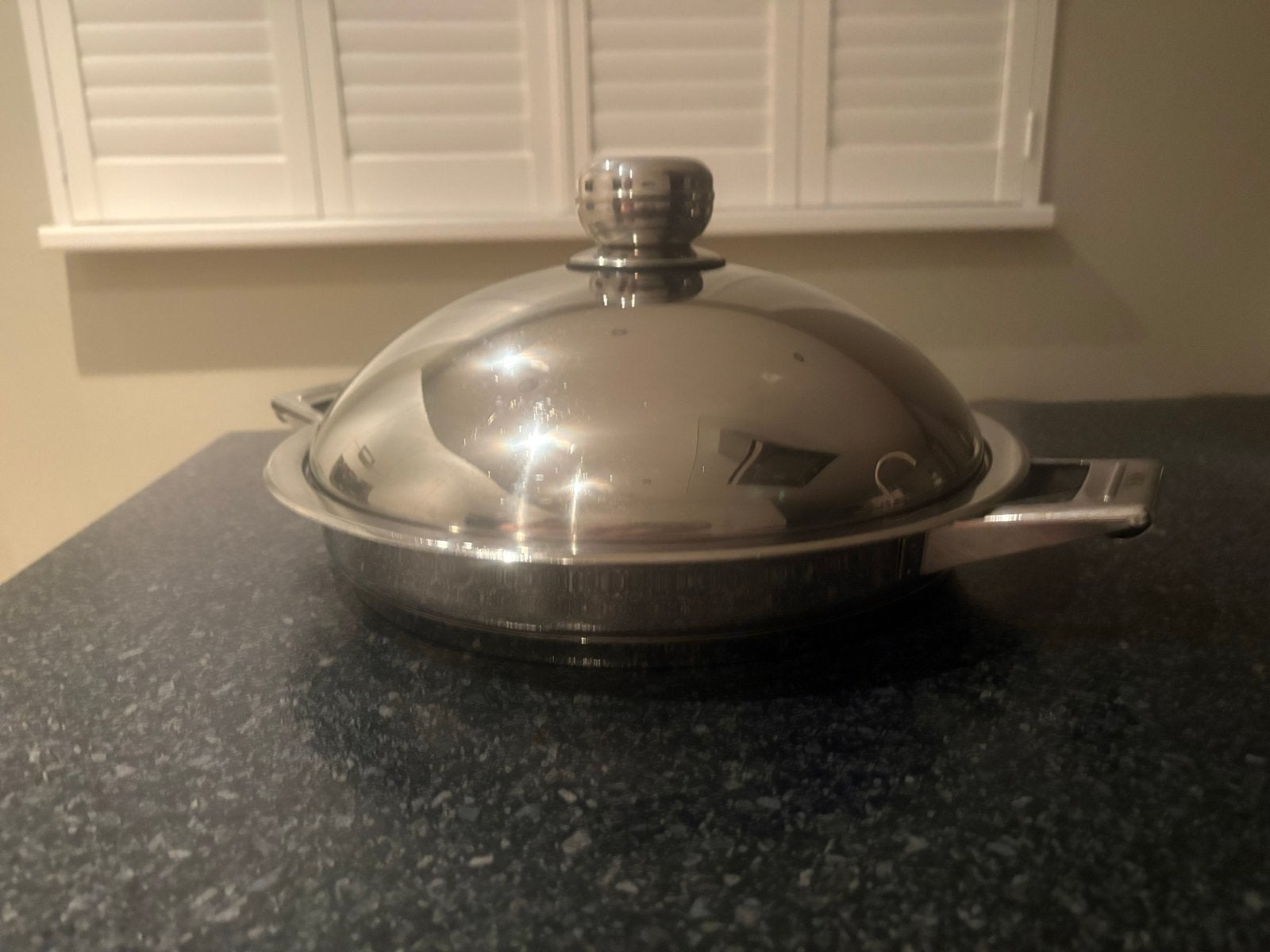SWS Siemens Grillpan met deksel - RVS, Huis en Inrichting, Keuken | Potten en Pannen, Ophalen, Met deksel, Overige typen, Zo goed als nieuw